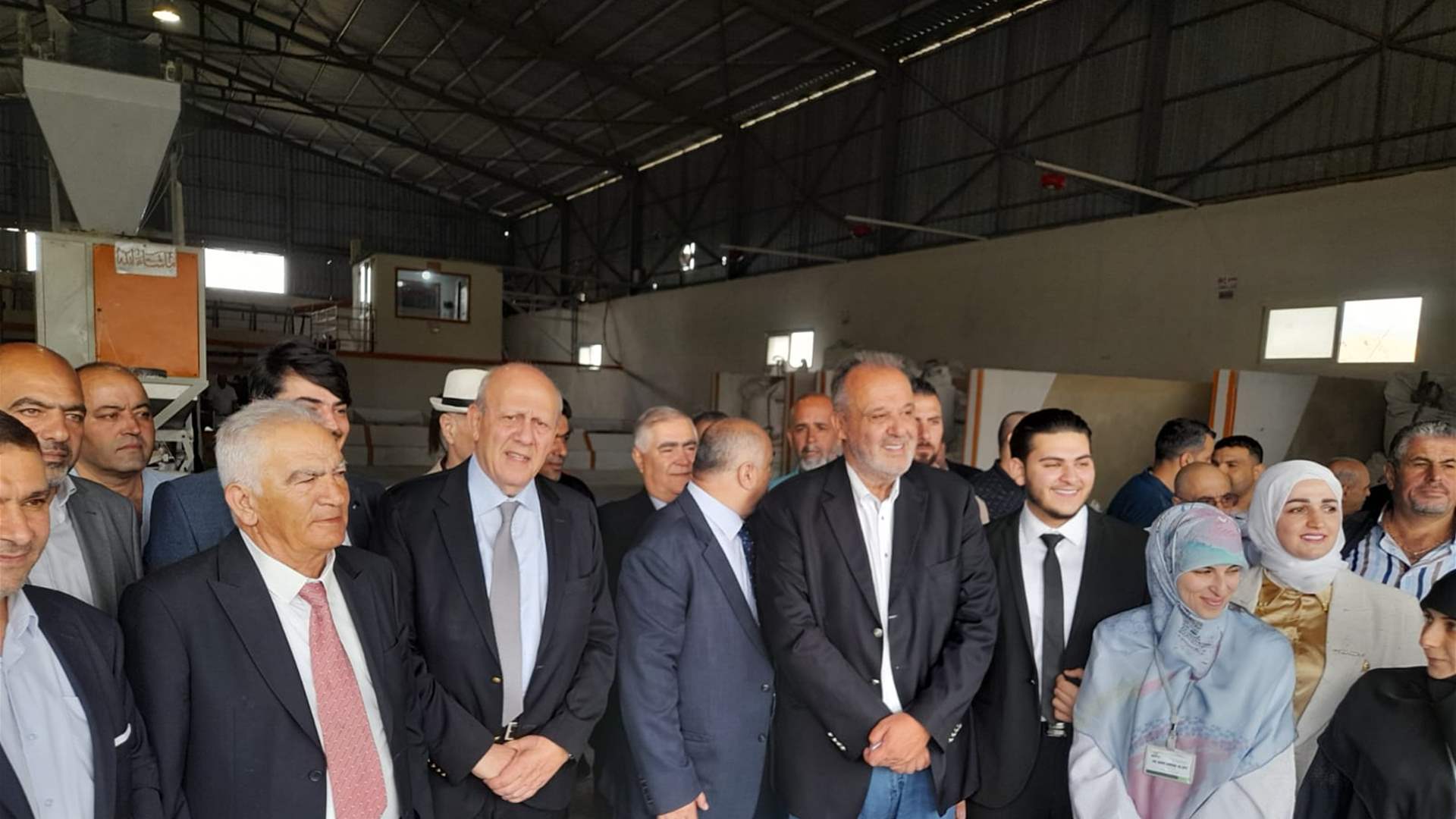 بوشكيان: المصانع البقاعية تمد لبنان ودول المنطقة بالإنتاج العالي الجودة