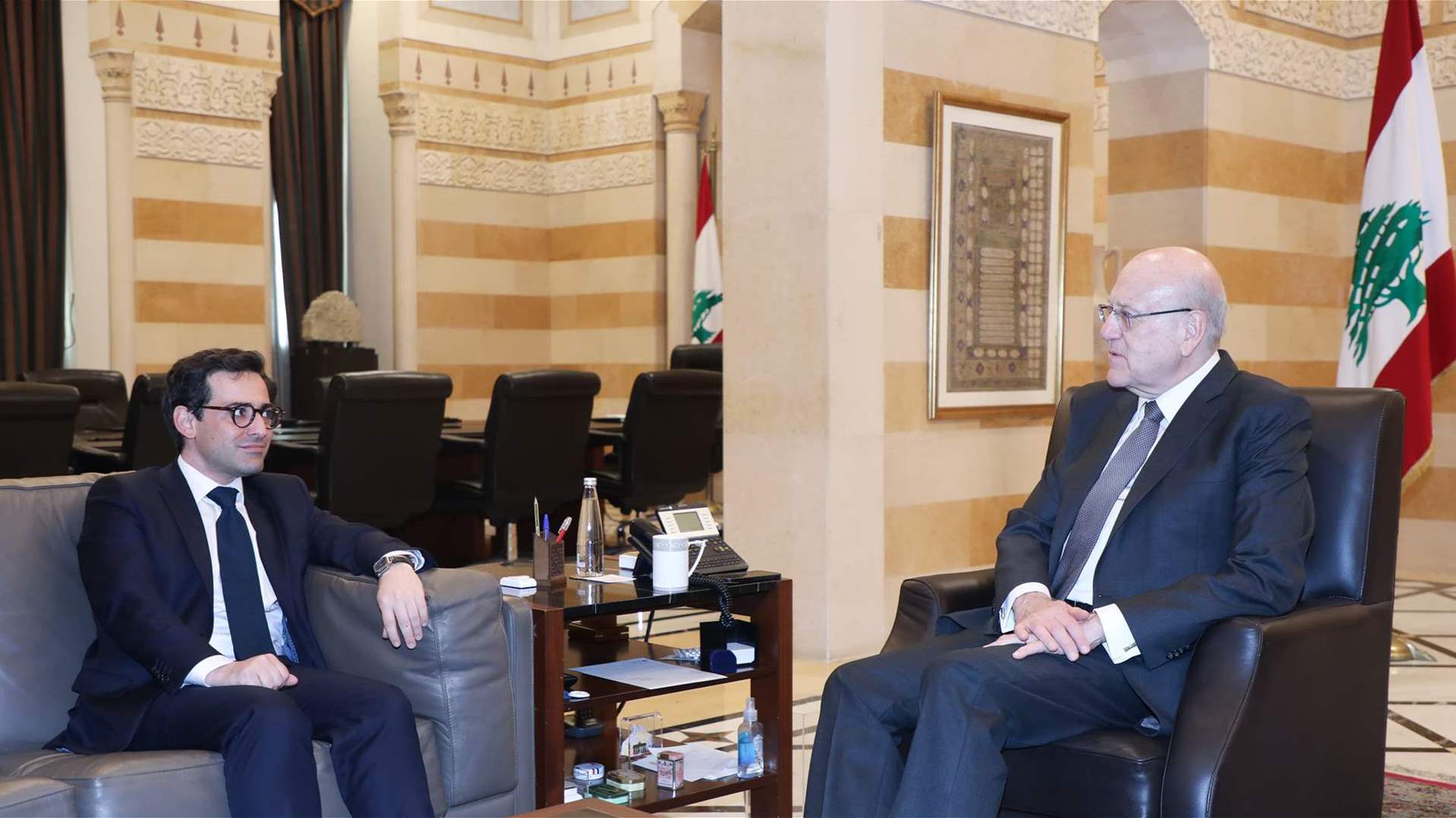 ميقاتي بعد لقائه سيجورنيه: نناشد فرنسا والدول الأوروبية دعم لبنان للتوصل إلى حل لأزمة النازحين السوريين