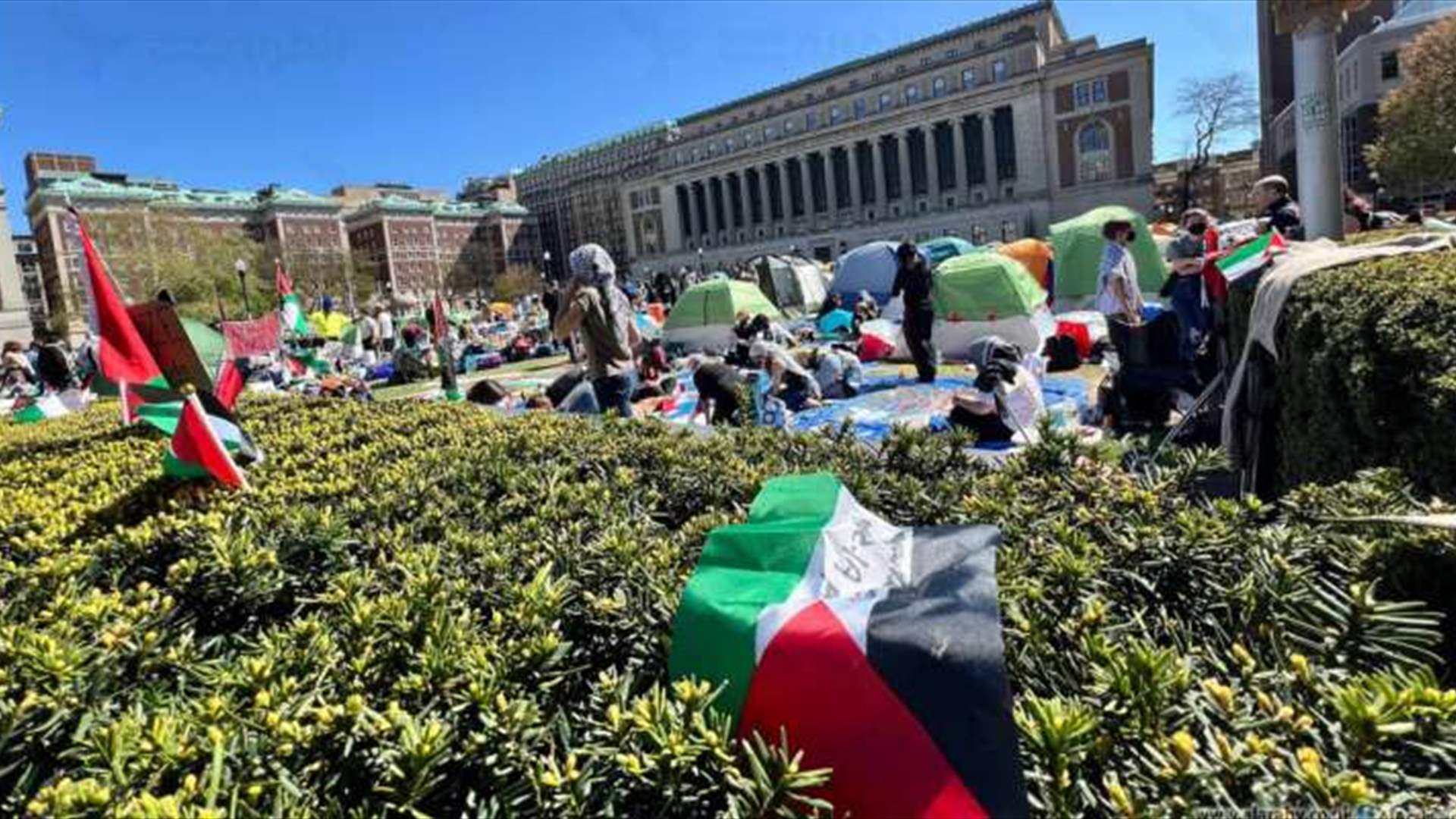 البيت الأبيض ندّد بالتحركات غير السلمية في الاحتجاجات المناهضة للحرب في غزة