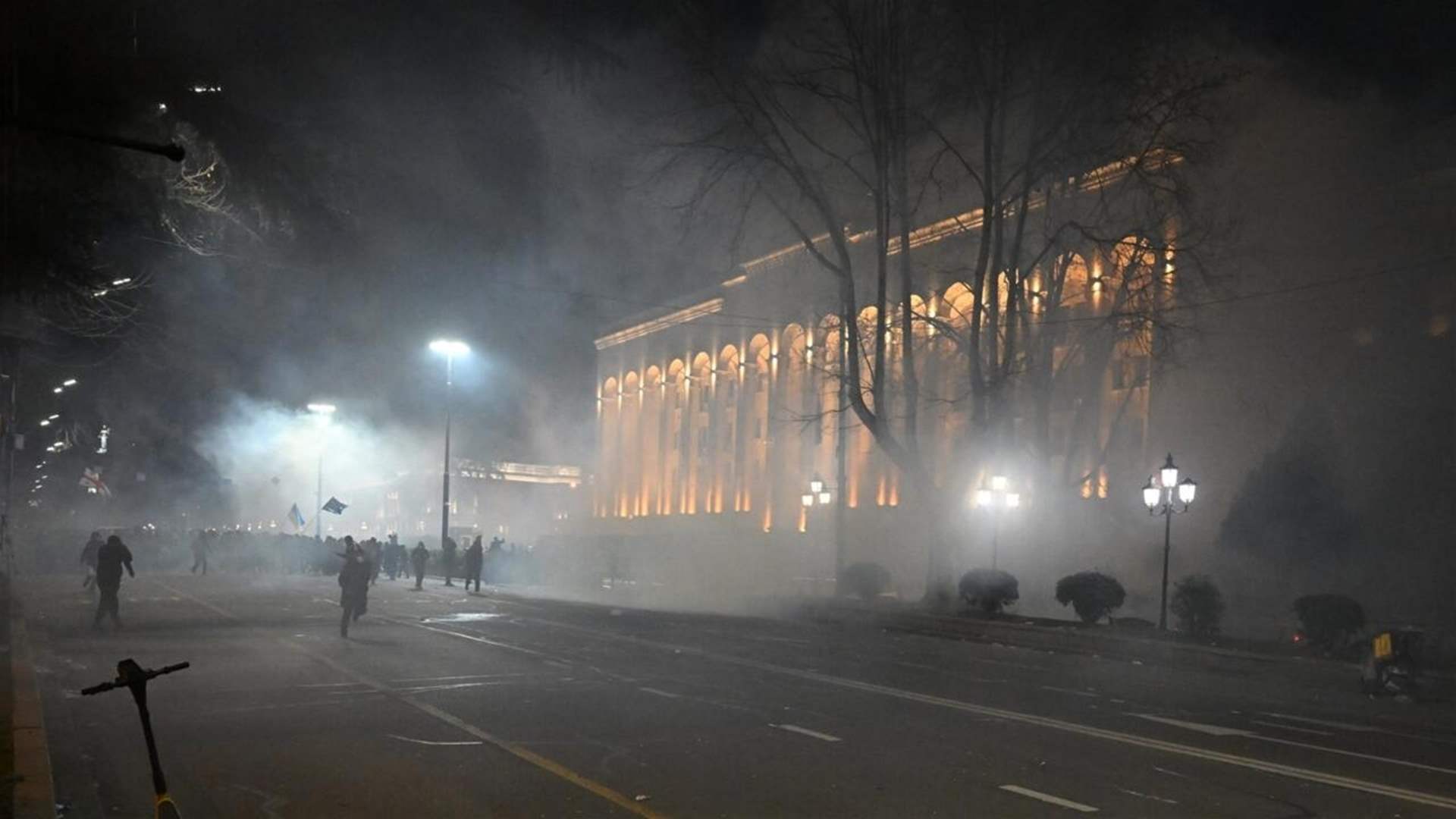 Georgian police used tear gas and rubber bullets to disperse opposition protest: AFP