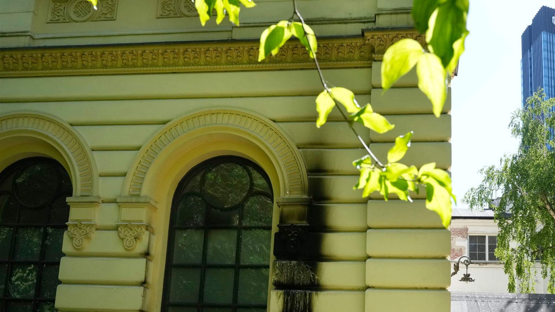 Attack on Polish synagogue with flammable material