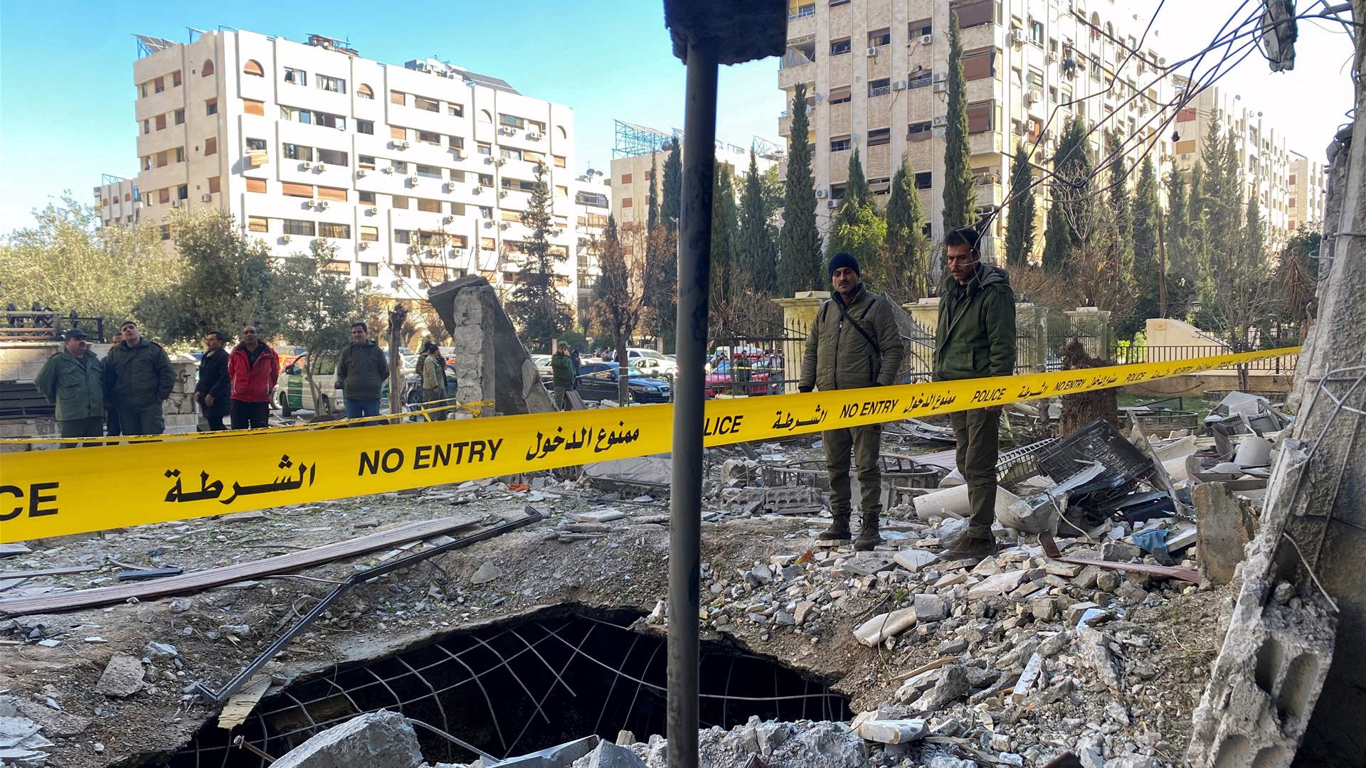 Israeli strike hits Syrian security building outside Damascus