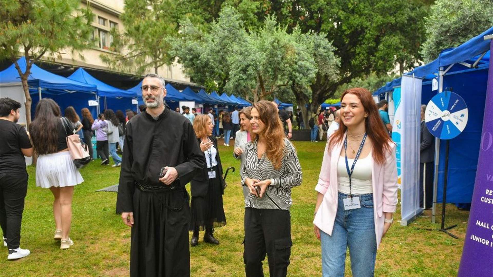 معرض الوظائف في جامعة الروح القدس... منصة للتواصل بين أصحاب العمل والطلاب