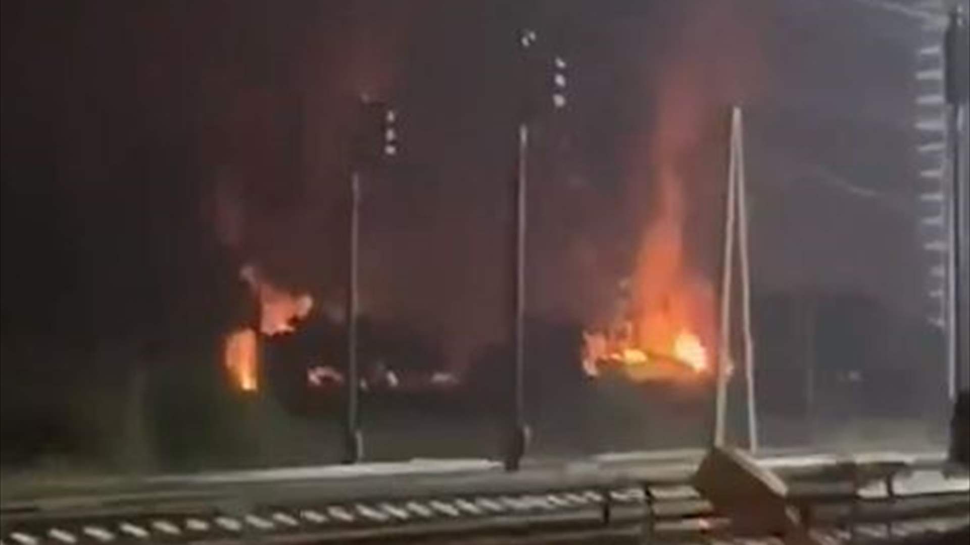 روسيا: حريق وتضرر عدة صهاريج نفط اثر هجوم اوكراني بمسيرات