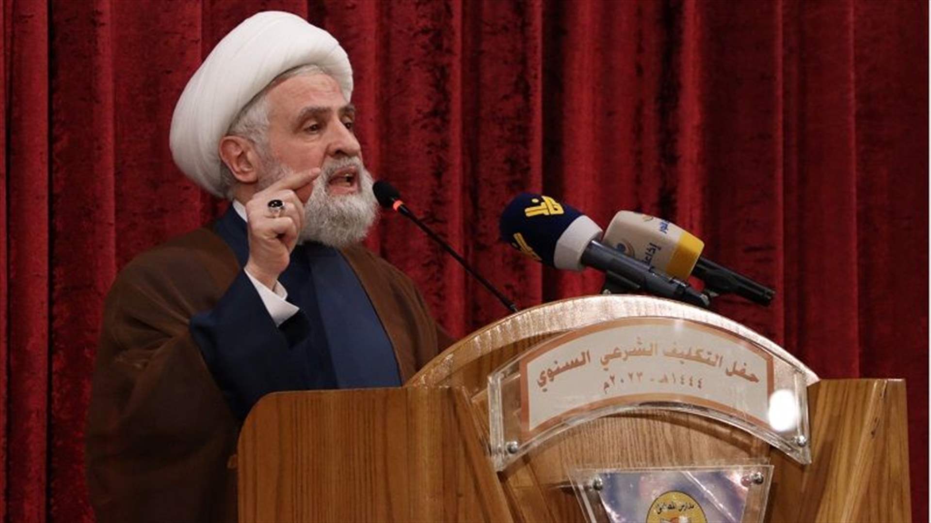 Hezbollah deputy leader says South Lebanon&#39;s sacrifices halt Israel&#39;s plans, Gaza support sets new regional standard