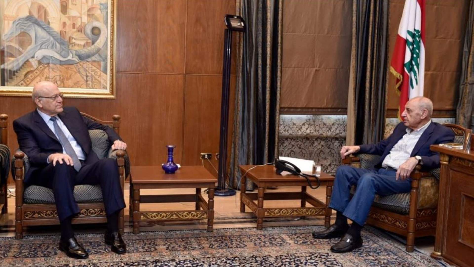بري إستقبل ميقاتي... ماذا بحثا؟