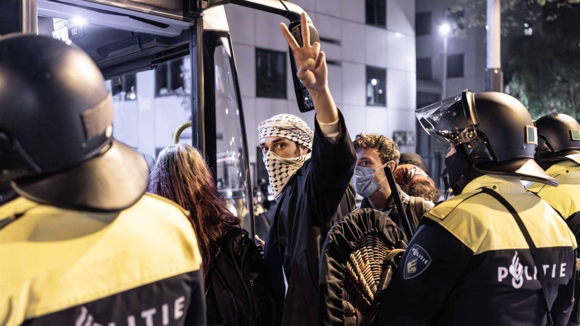 Police move in to end Pro-Palestinian protest at Amsterdam University
