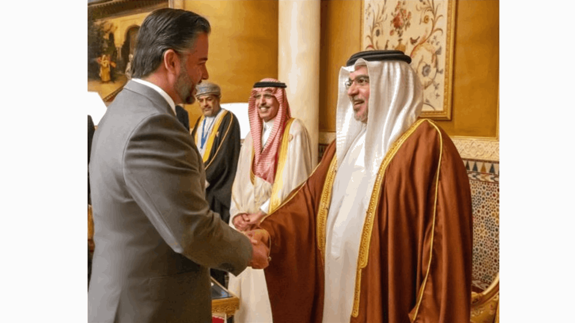 سلام يلتقي ولي عهد البحرين