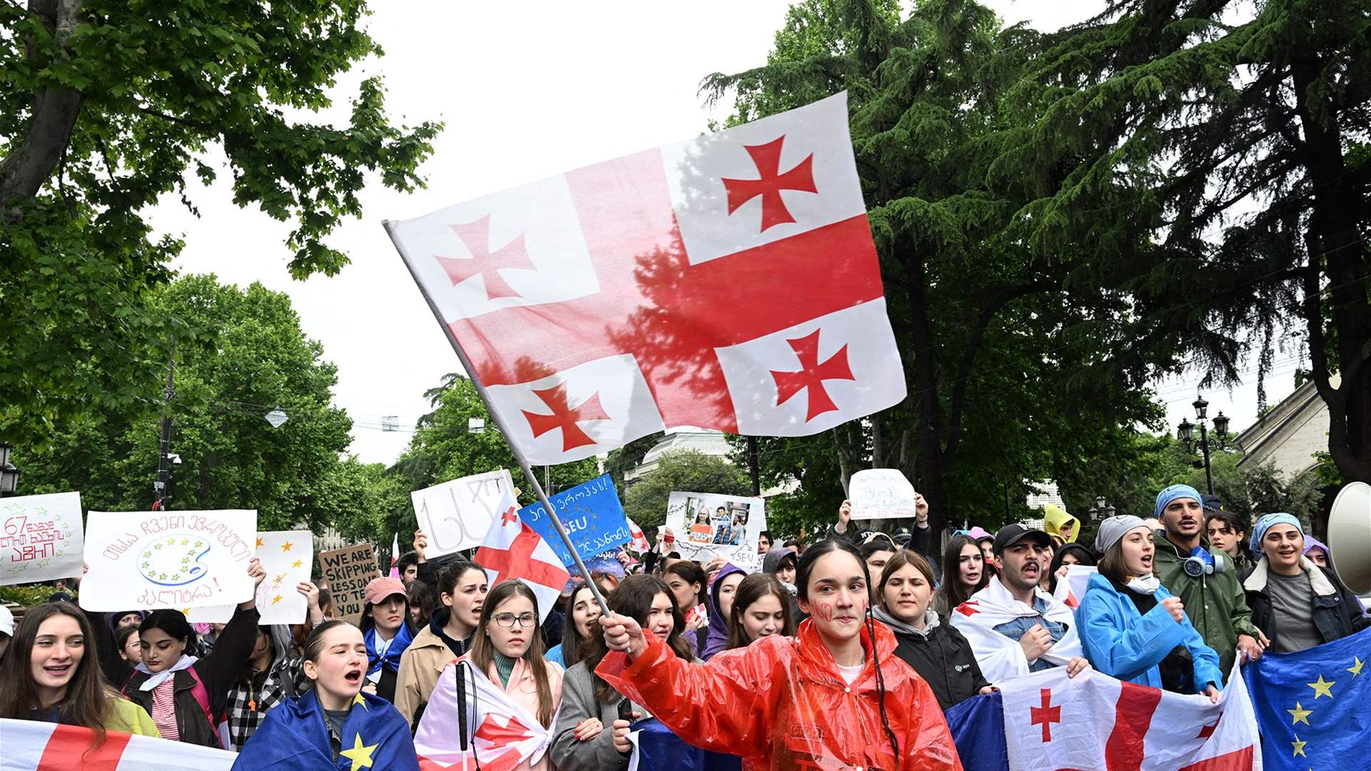 Georgia adopts &#39;foreign influence&#39; law despite protests