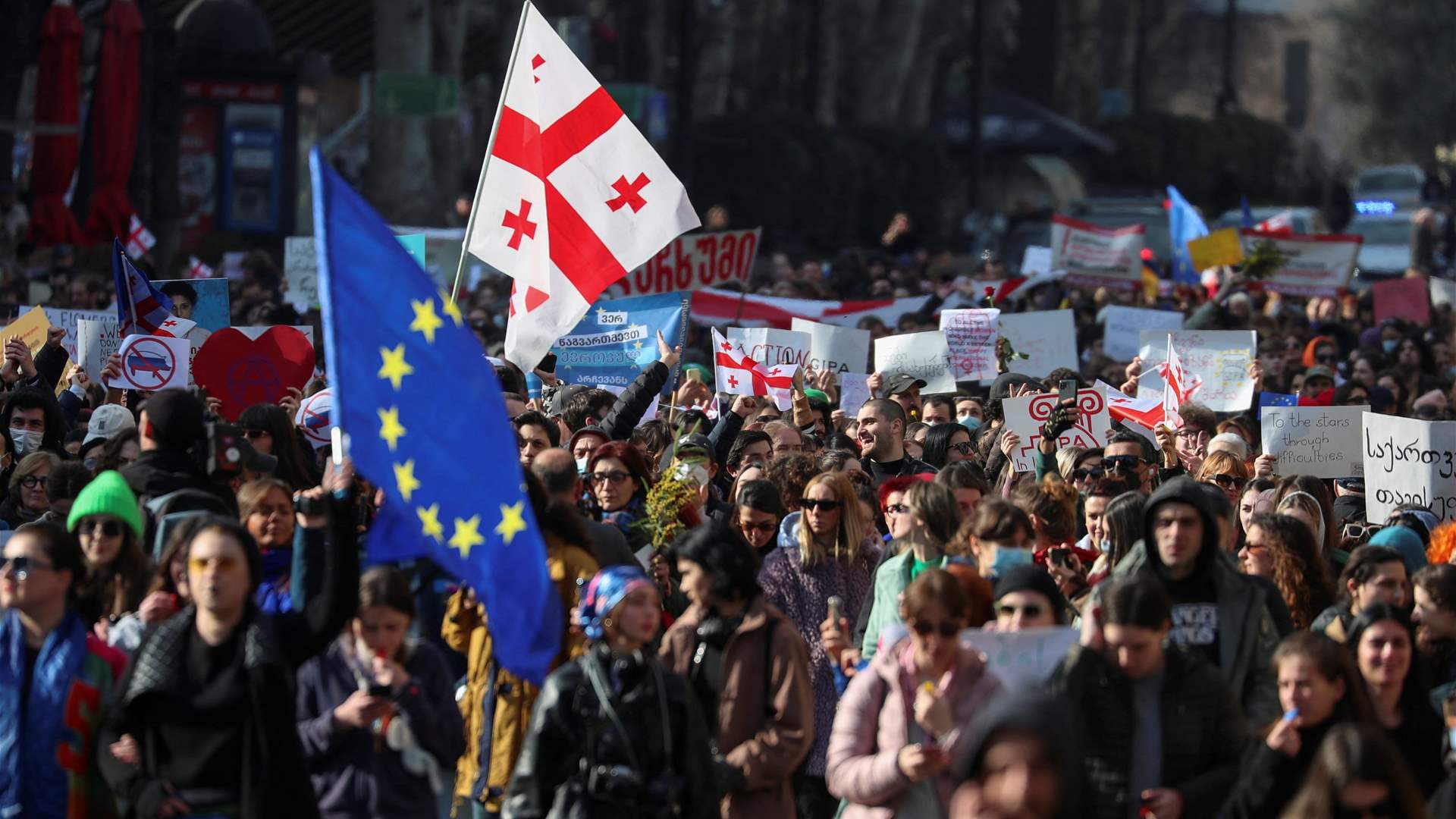 NATO: Georgia&#39;s &#39;foreign agent&#39; law goes in the &#39;wrong direction&#39;