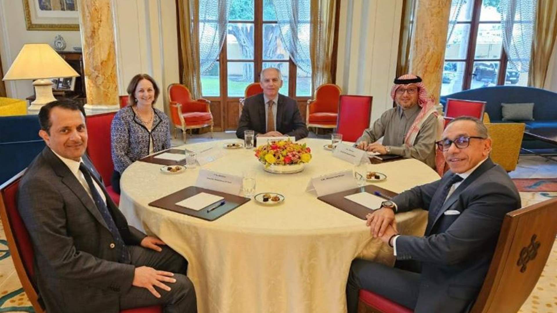 بيان مشترك عقب جولة اجتماعات سفراء دول الخماسية مع الكتل السياسية اللبنانية 