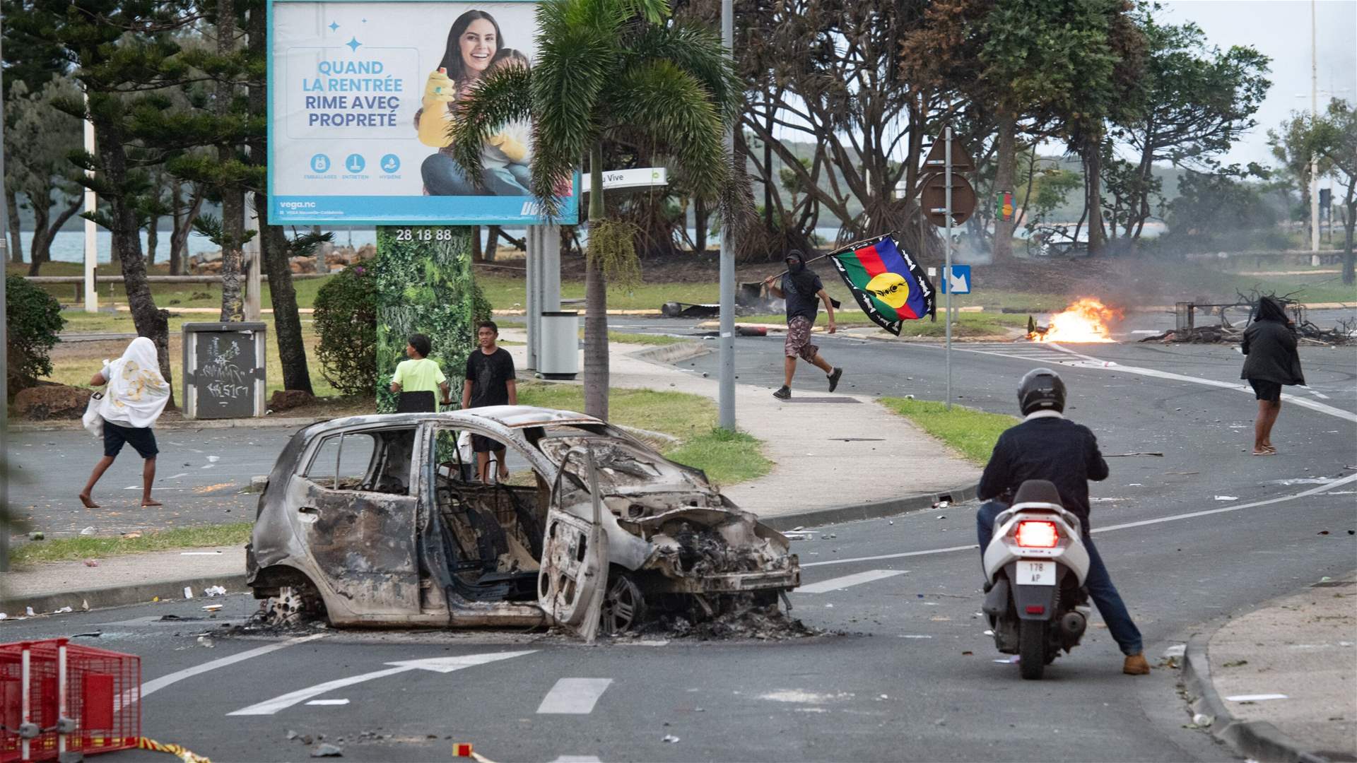 Hundreds of French police deployed to secure New Caledonia