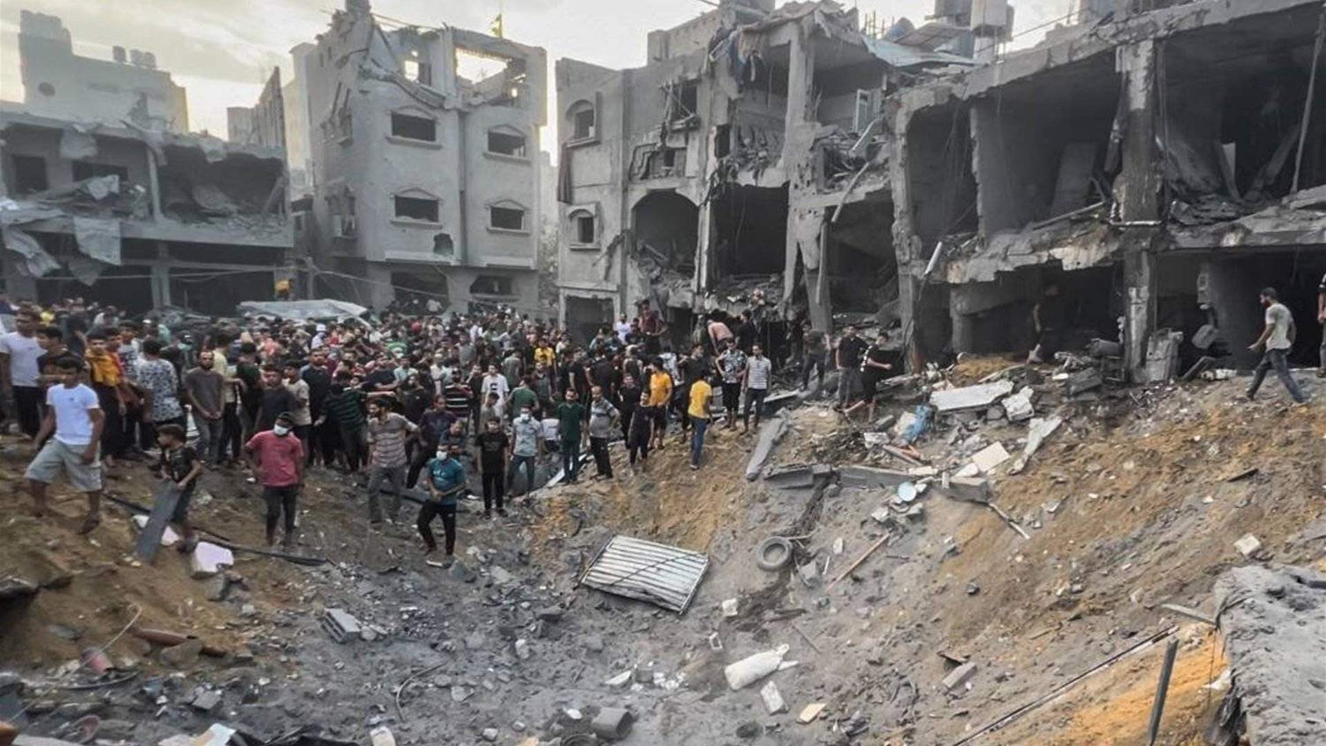 Gaza hospital announces 20 killed in an Israeli strike on Nuseirat Camp