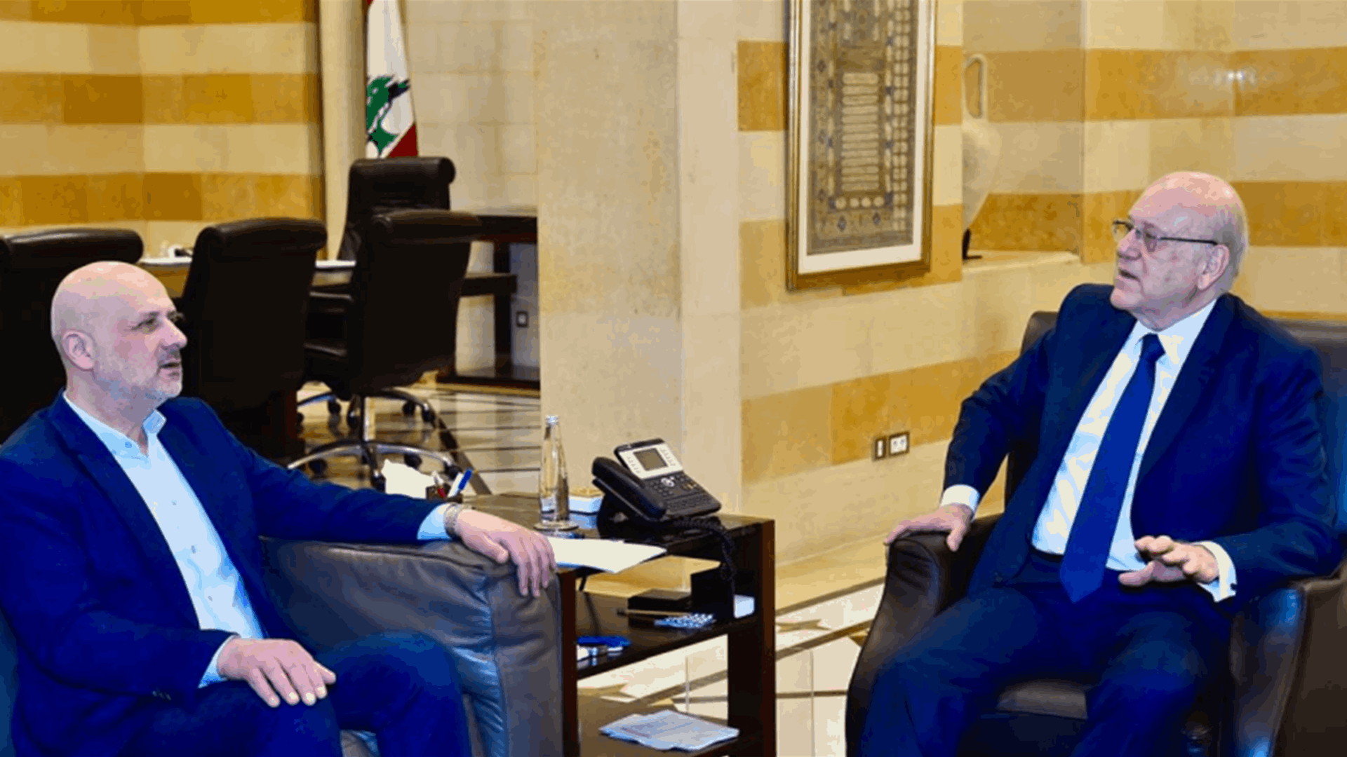 ميقاتي بحث في المستجدات الأمنية مع مولوي وصليبا وإستقبل كرامي والحشيمي