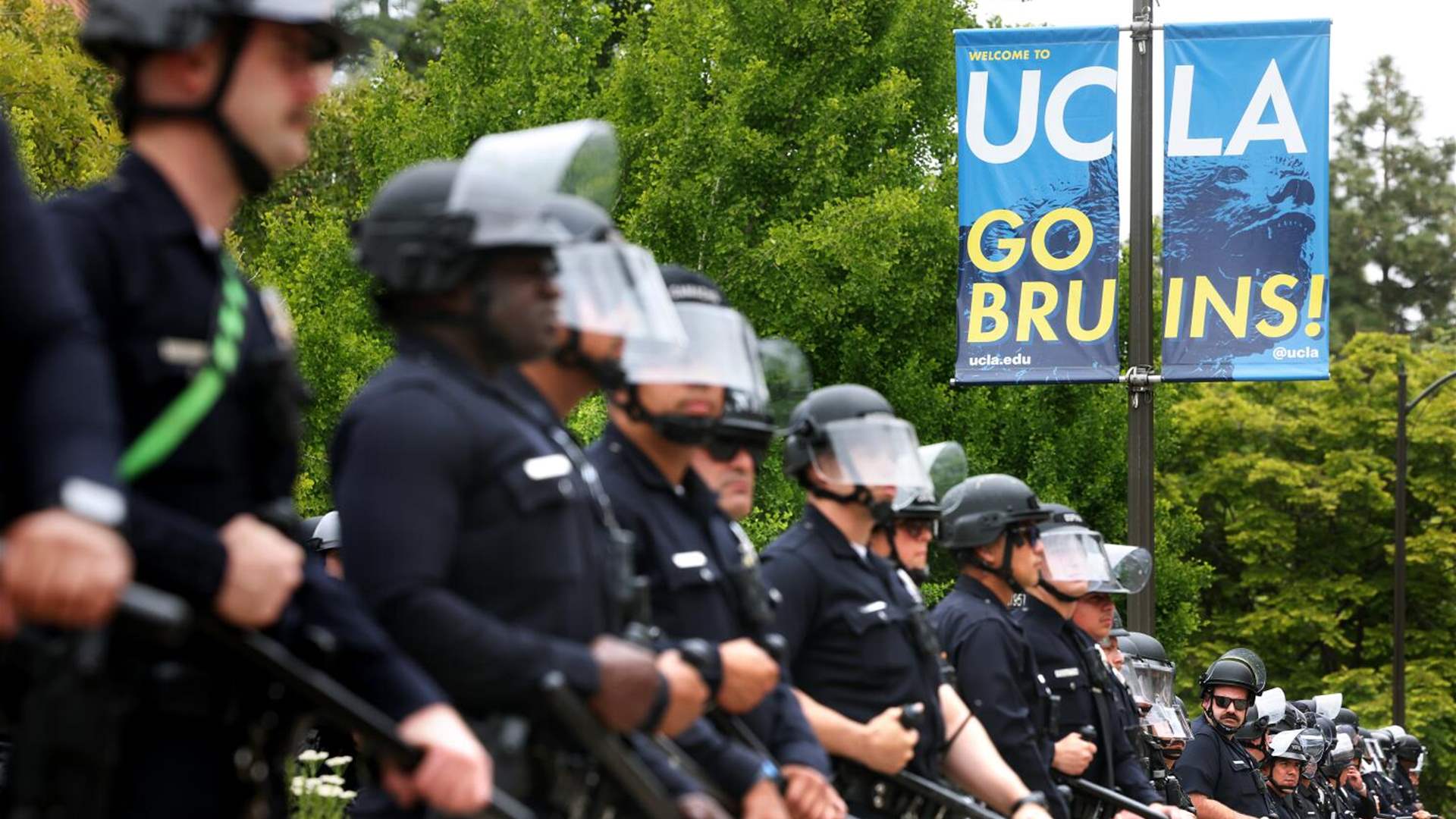 UCLA police conduct first arrest in mob attack on pro-Palestinian encampment