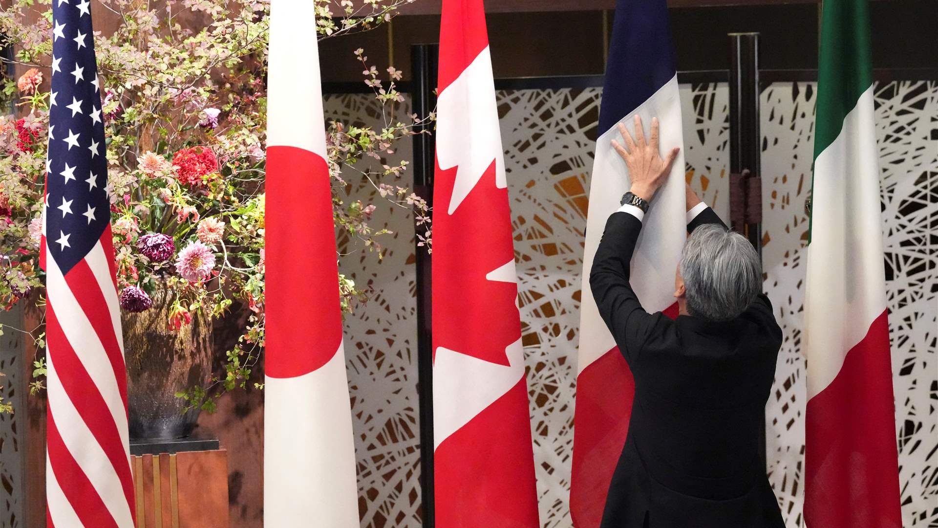 G7: We are exploring ways to use frozen Russian assets to aid Ukraine