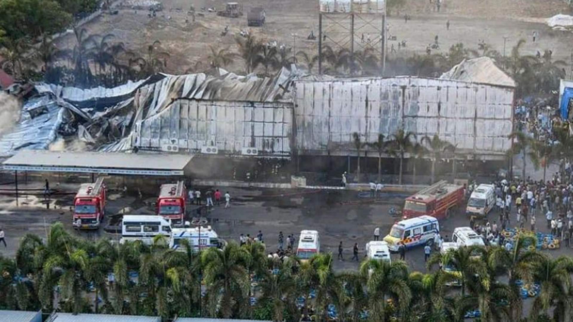 مصرع 16 شخصا على الأقل معظمهم أطفال بحريق في منتزه في الهند