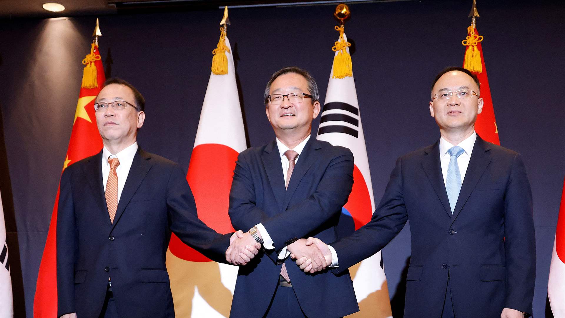 South Korean President: Seoul, Tokyo, and Beijing agree to enhance trilateral cooperation