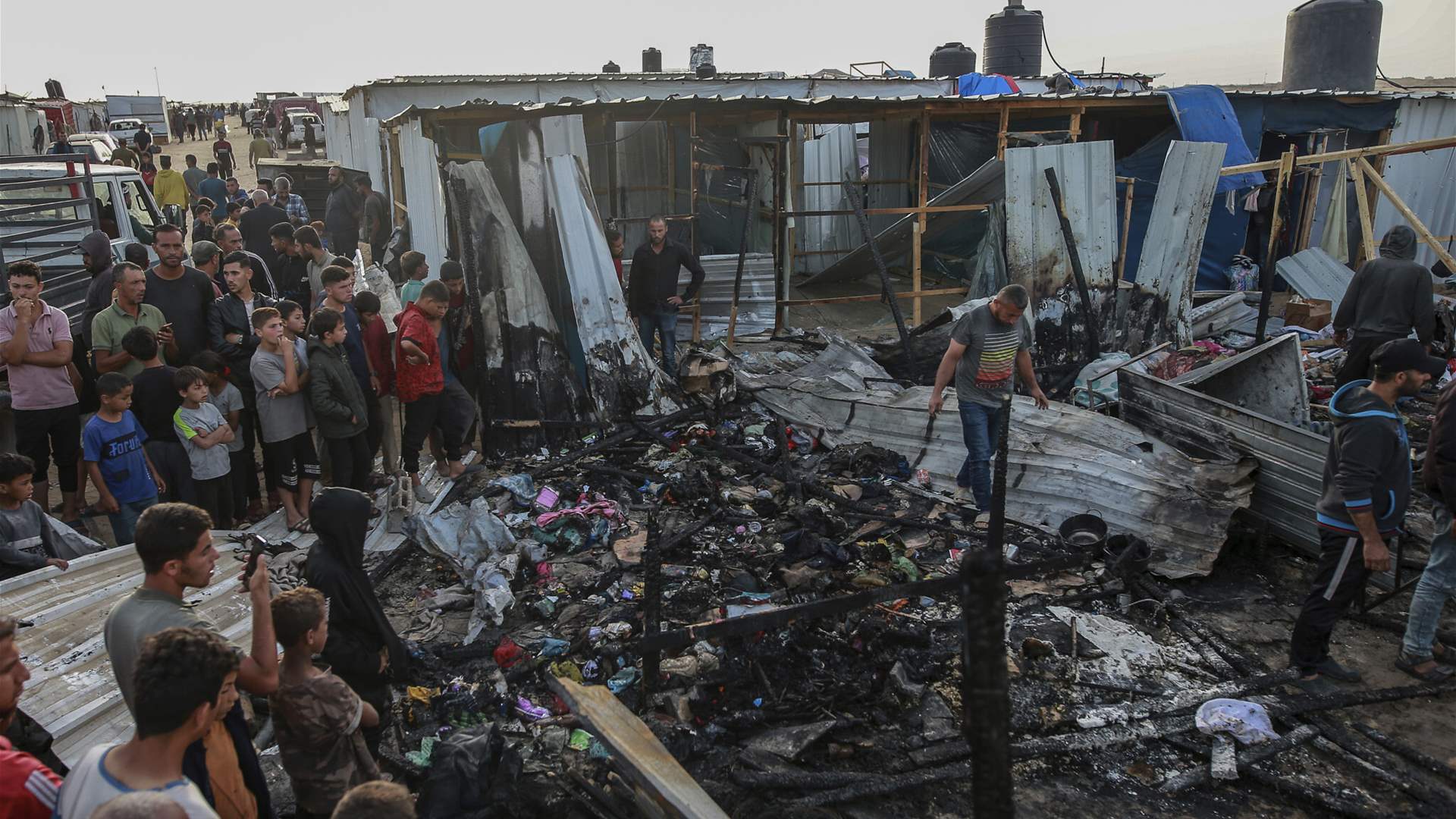 Gaza Health Ministry: 45 Palestinians killed in Israeli attack on refugee tents in Rafah
