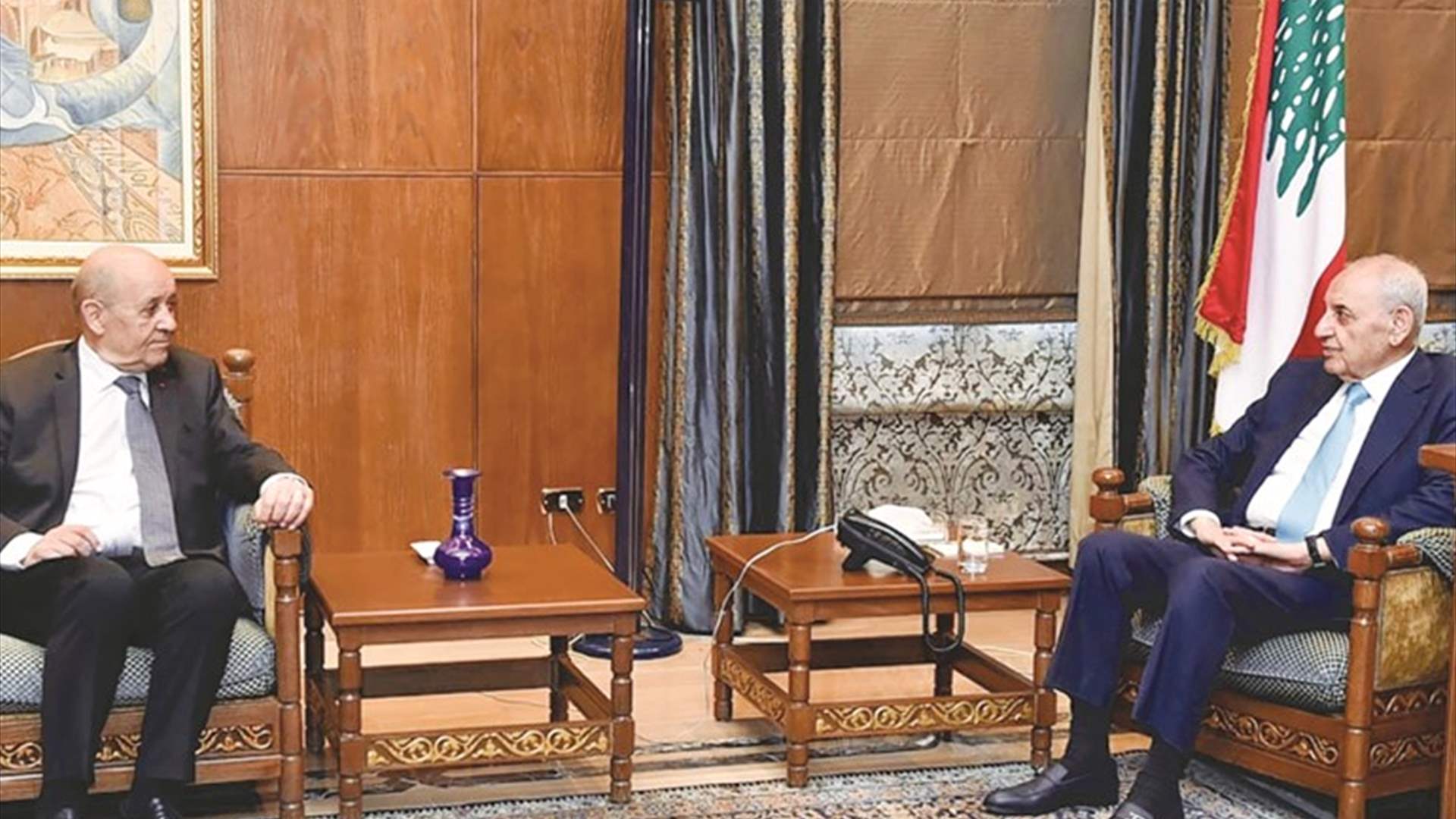 زيارة لودريان تمهيد لتحضير ملف عن الوضع اللبنانيّ للقِمة الاميركية - الفرنسية (الأنباء الكويتية)