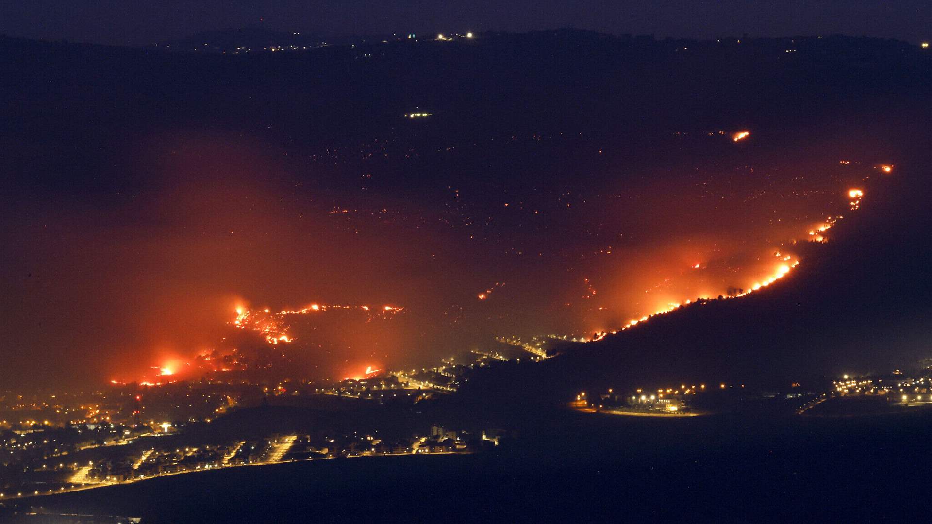 Hezbollah rockets set off fires in northern Israel