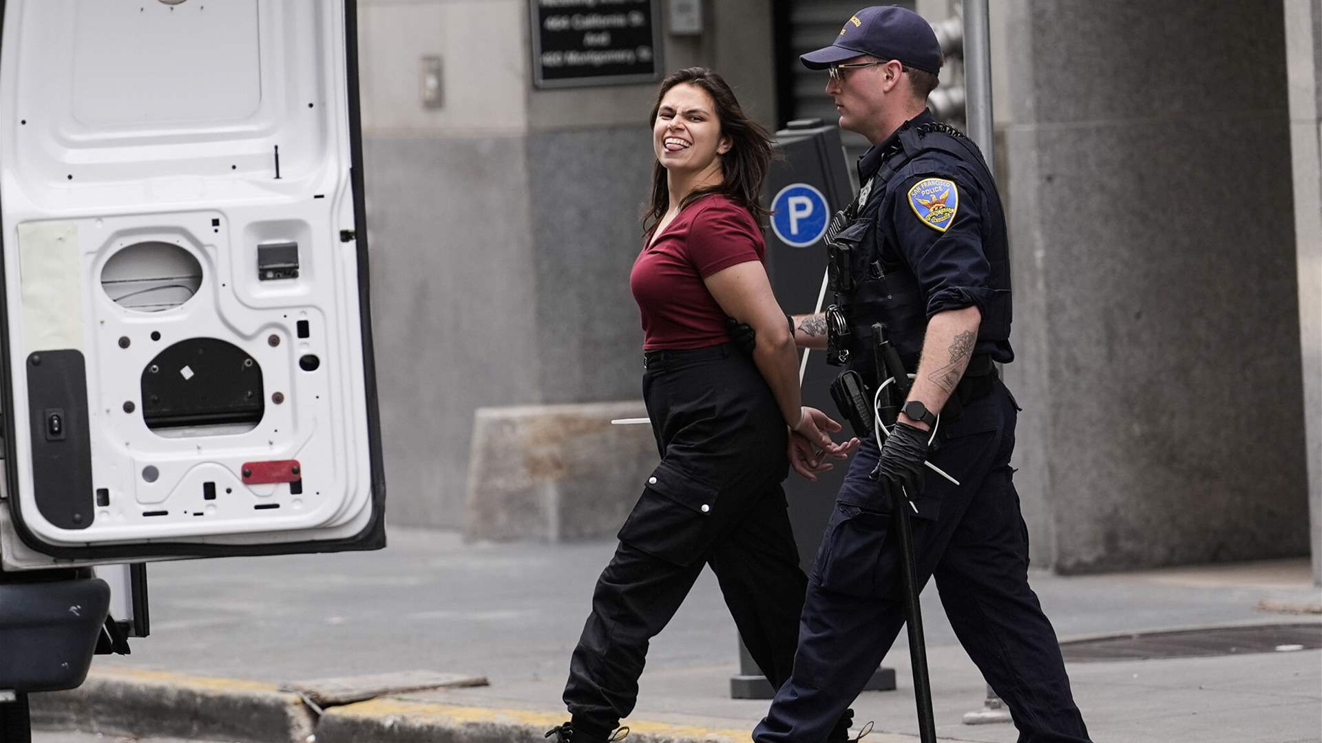 San Francisco police arrest pro-Palestinian protesters at Israeli consulate