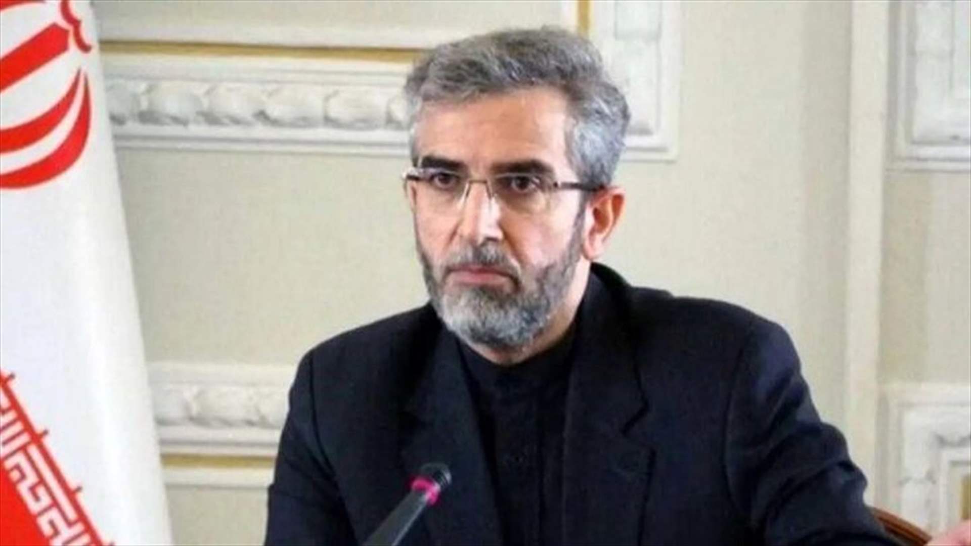 Acting Iranian Foreign Minister: Believing that the region will enjoy peace while the Israeli aggression continues is nothing but a mirage
