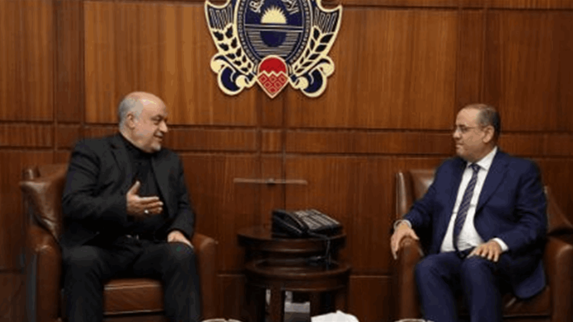 اللواء البيسري بحث والسفير الايراني في المستجدات الاقليمية