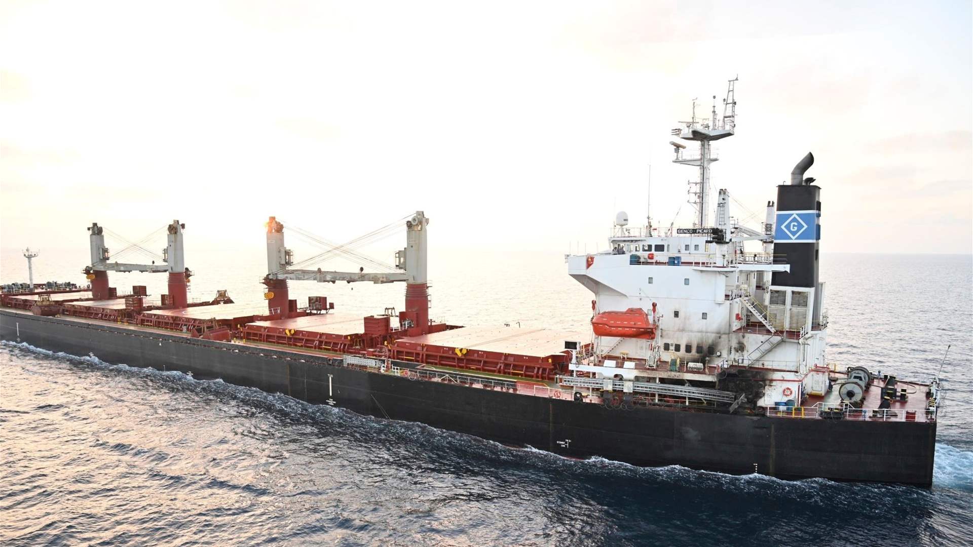 UKMTO: Drone attack causes damage to vessel west of Hodeidah