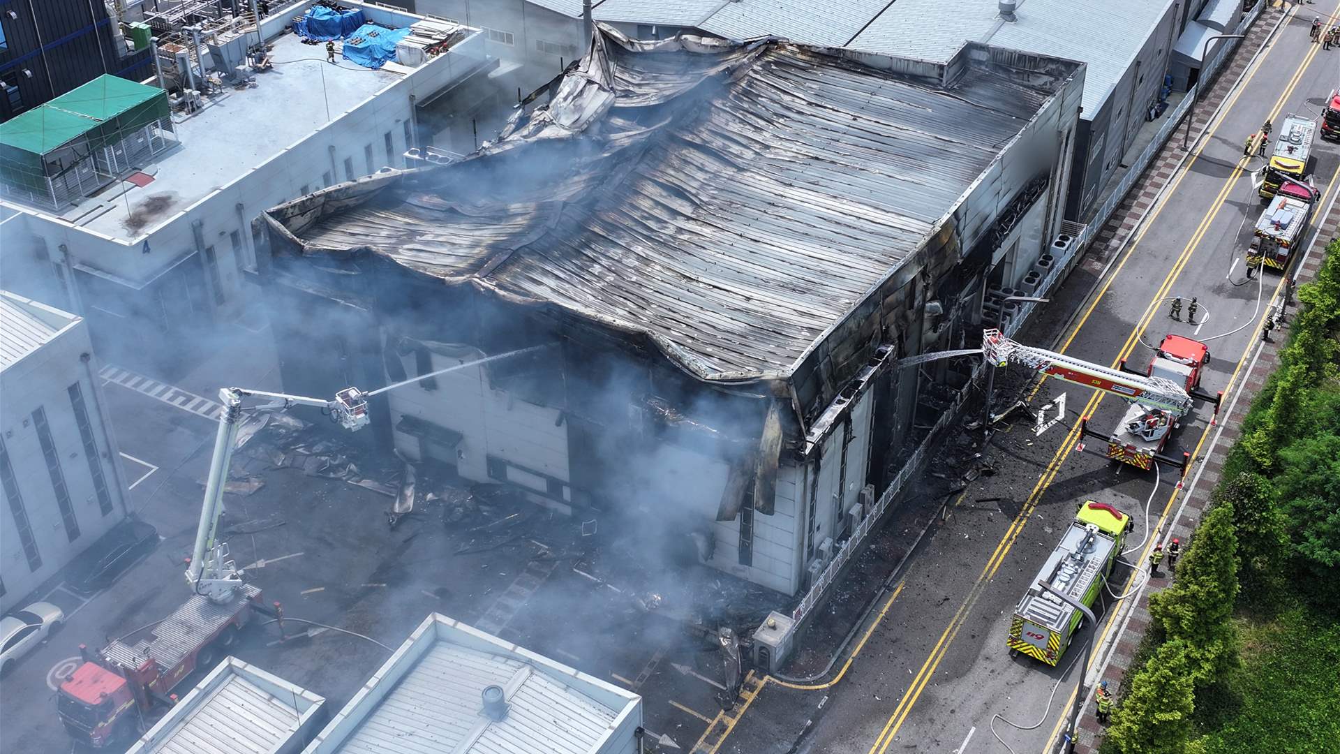 Firefighters find around 20 bodies at South Korea battery fire site