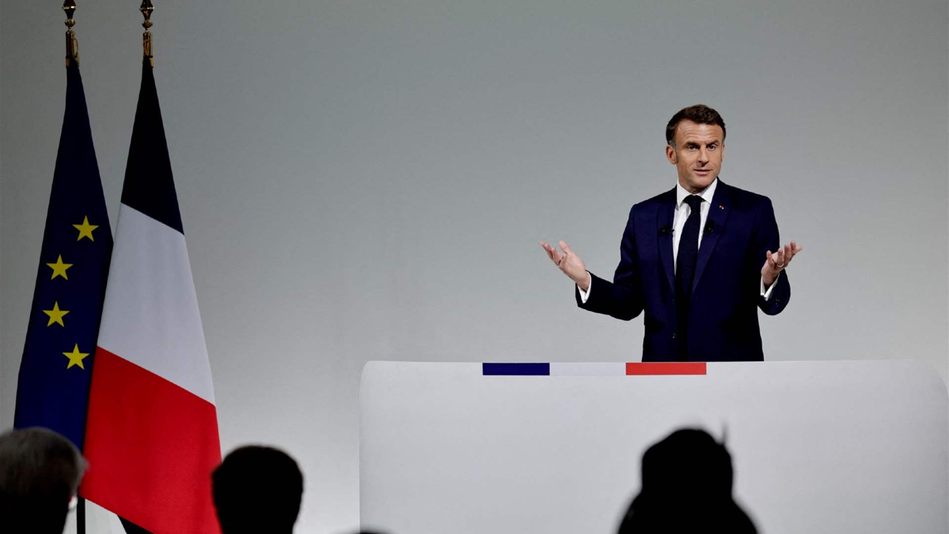 France&#39;s Macron cautions far-right, hard-left policies could lead to &#39;civil war&#39;