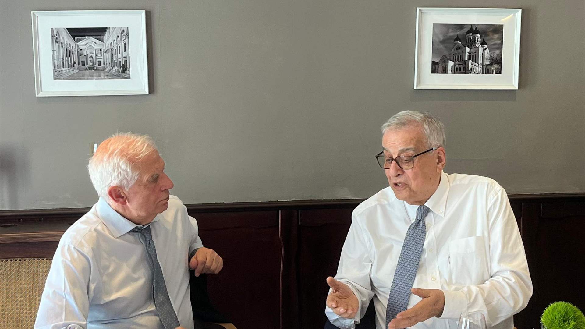 Borrell warns in talks with Lebanon&#39;s FM: Region can&#39;t afford another war; EU also at risk