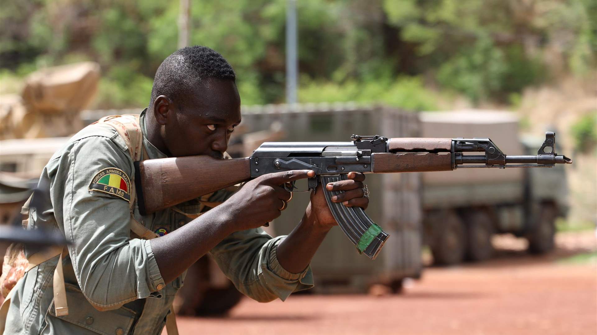 Suspected jihadist attack in Mali Monday killed more than 20 civilians