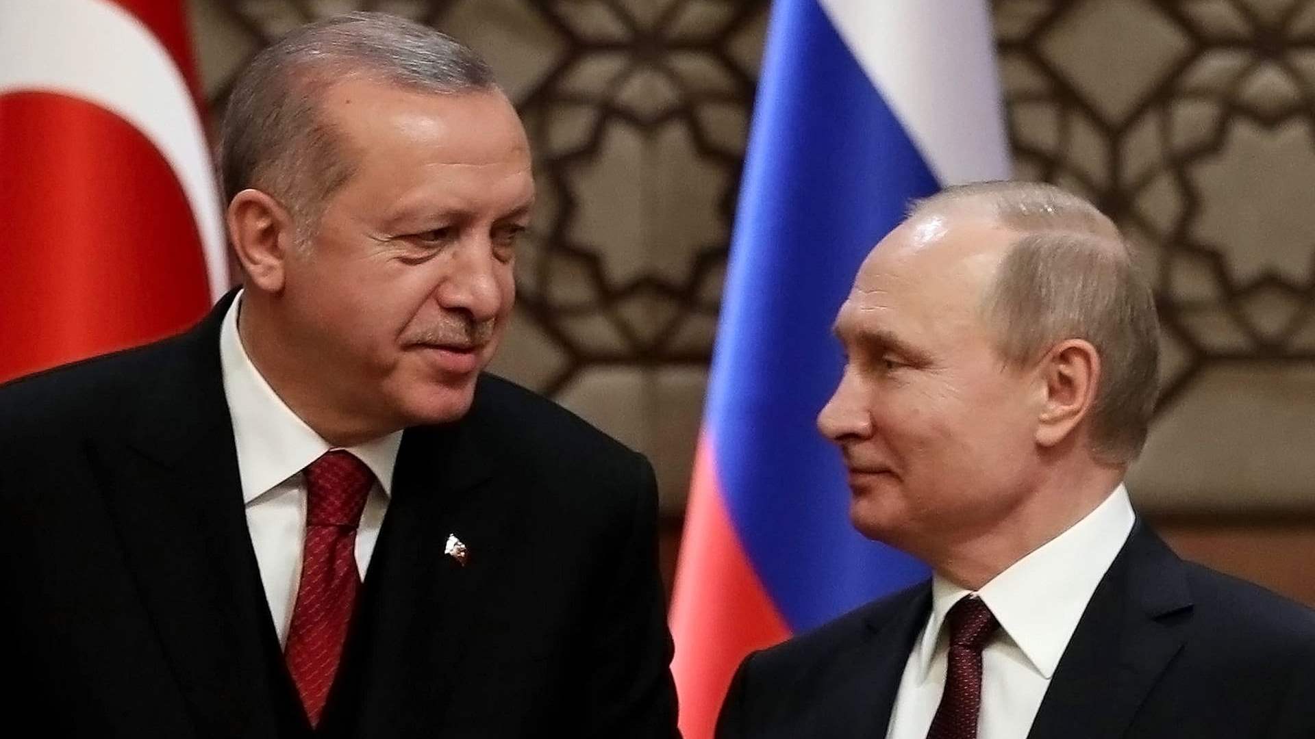 أردوغان وبوتين يبحثان في الحرب في غزة