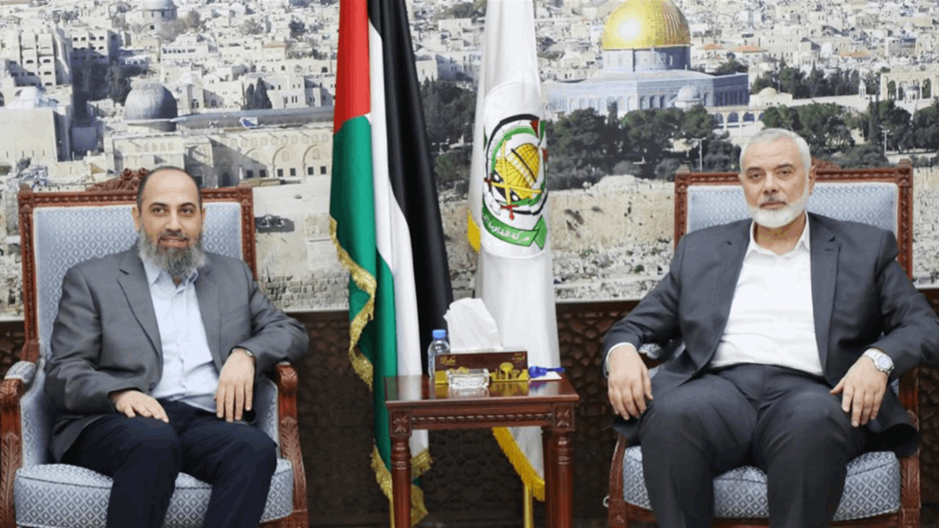 هنية بحث مع طقوش في التطورات السياسية والميدانية المتعلقة بطوفان الأقصى