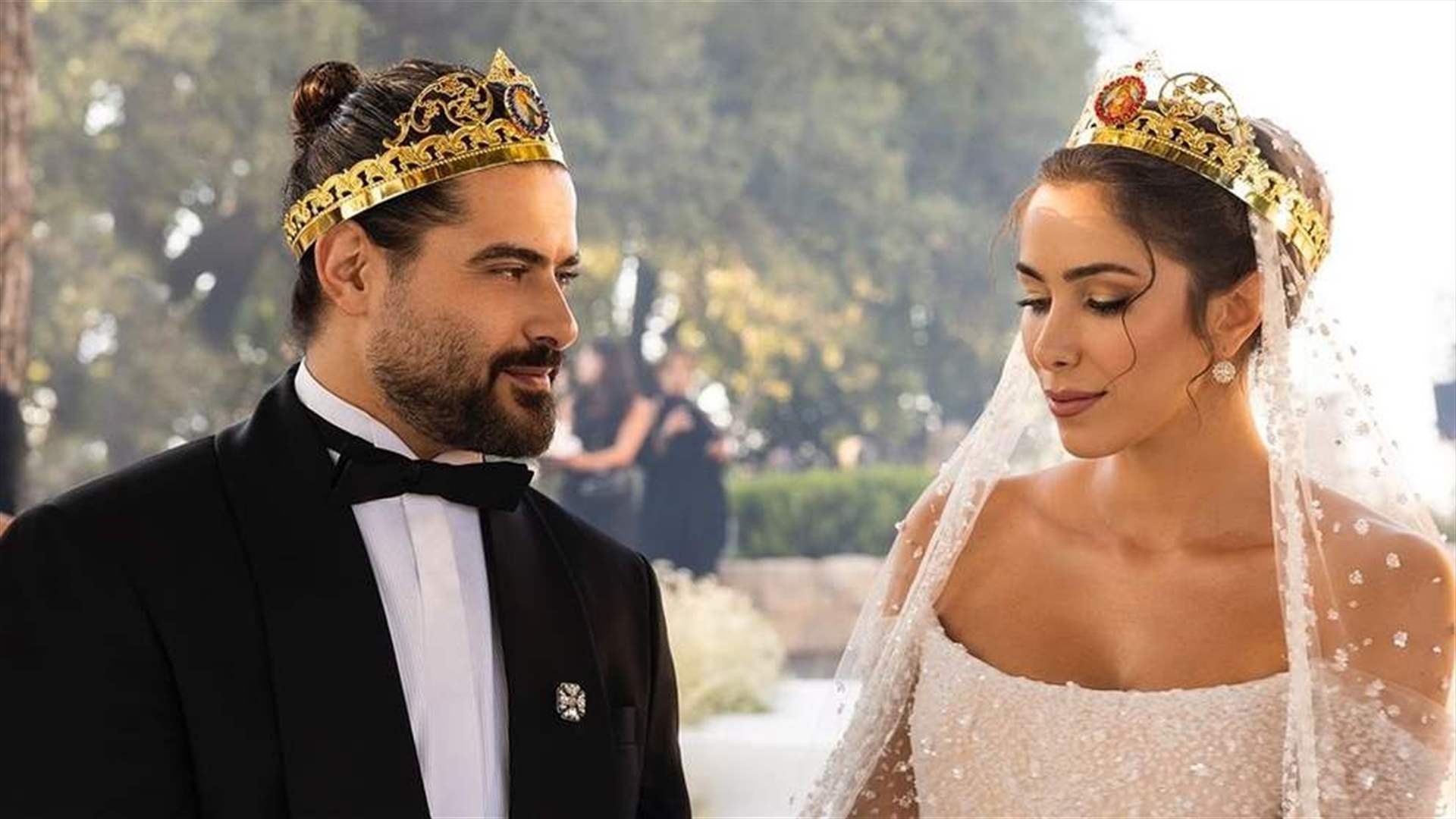 على أنغام أغنية ناصيف زيتون... بسام فتوح يكشف كواليس المكياج التجريبي للعروس دانييلا رحمة! (فيديو)