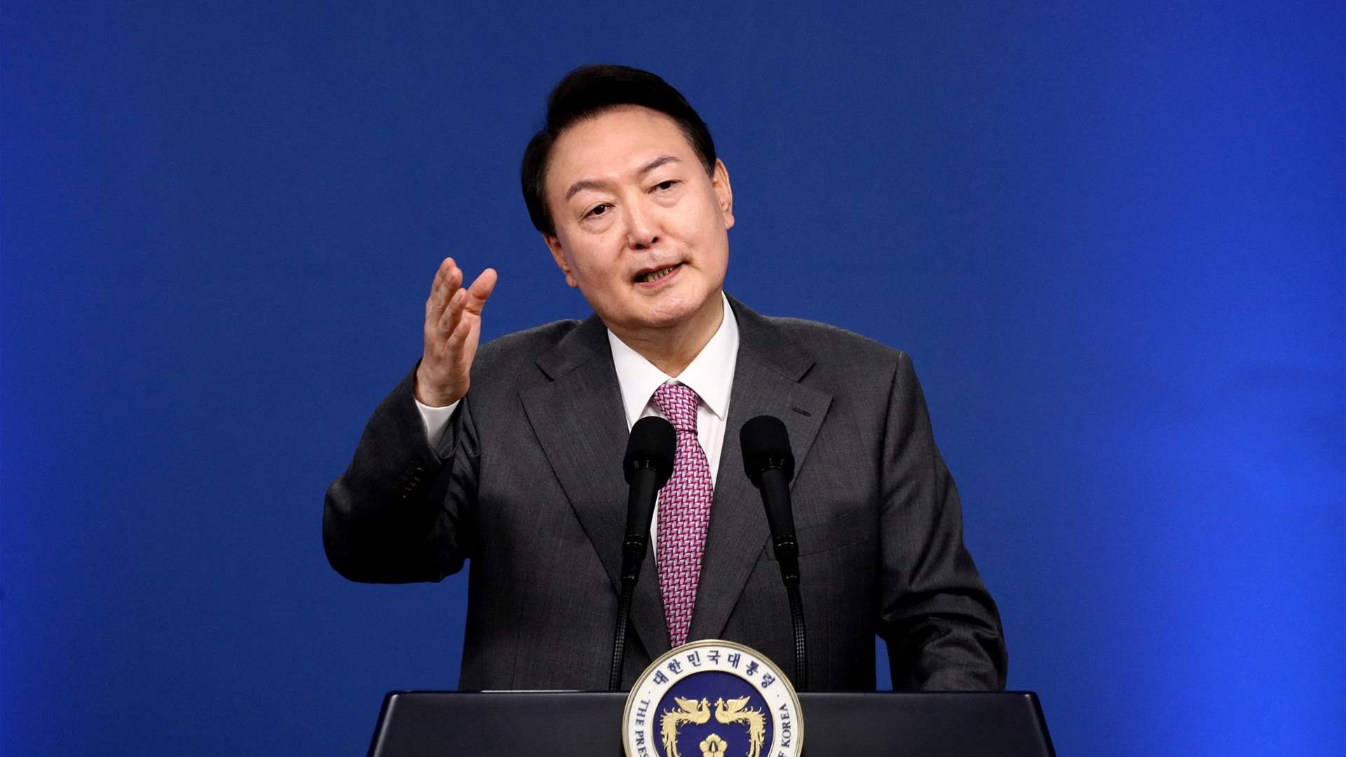 South Korea President: North Korea-Russia arms trade a global threat