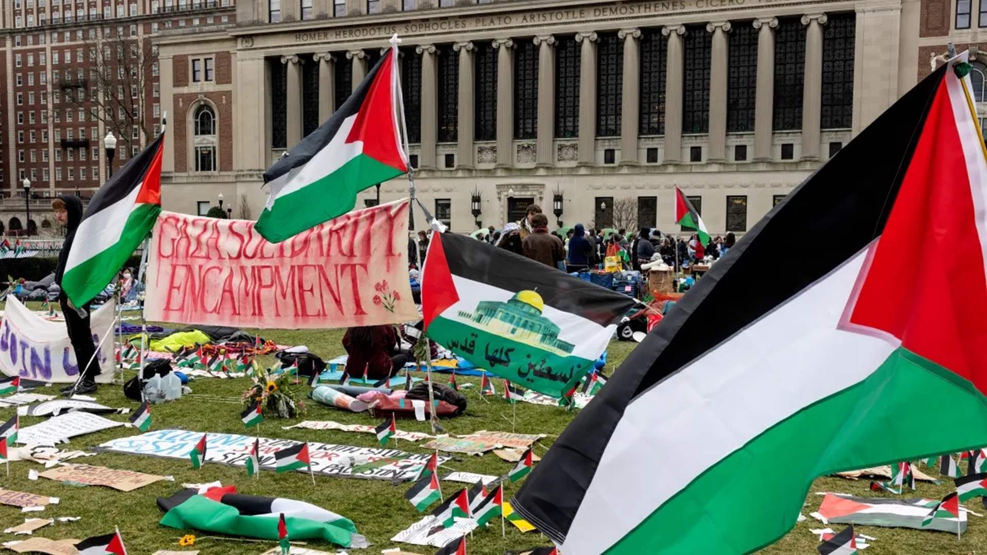 White House warns Iran against interfering in US Gaza protests
