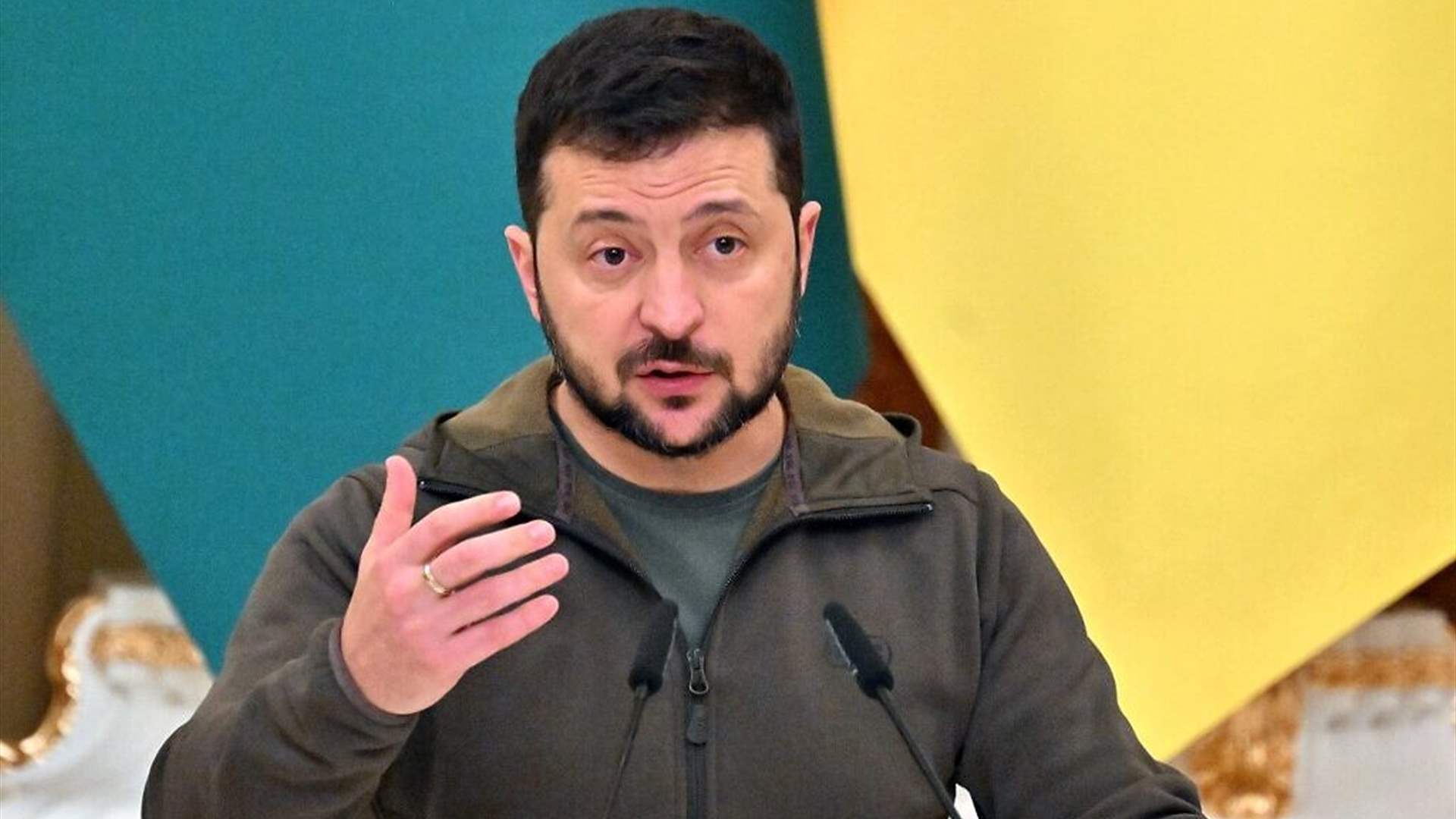 Ukrainian President Zelensky says in UK for Europe summit, meeting king and PM