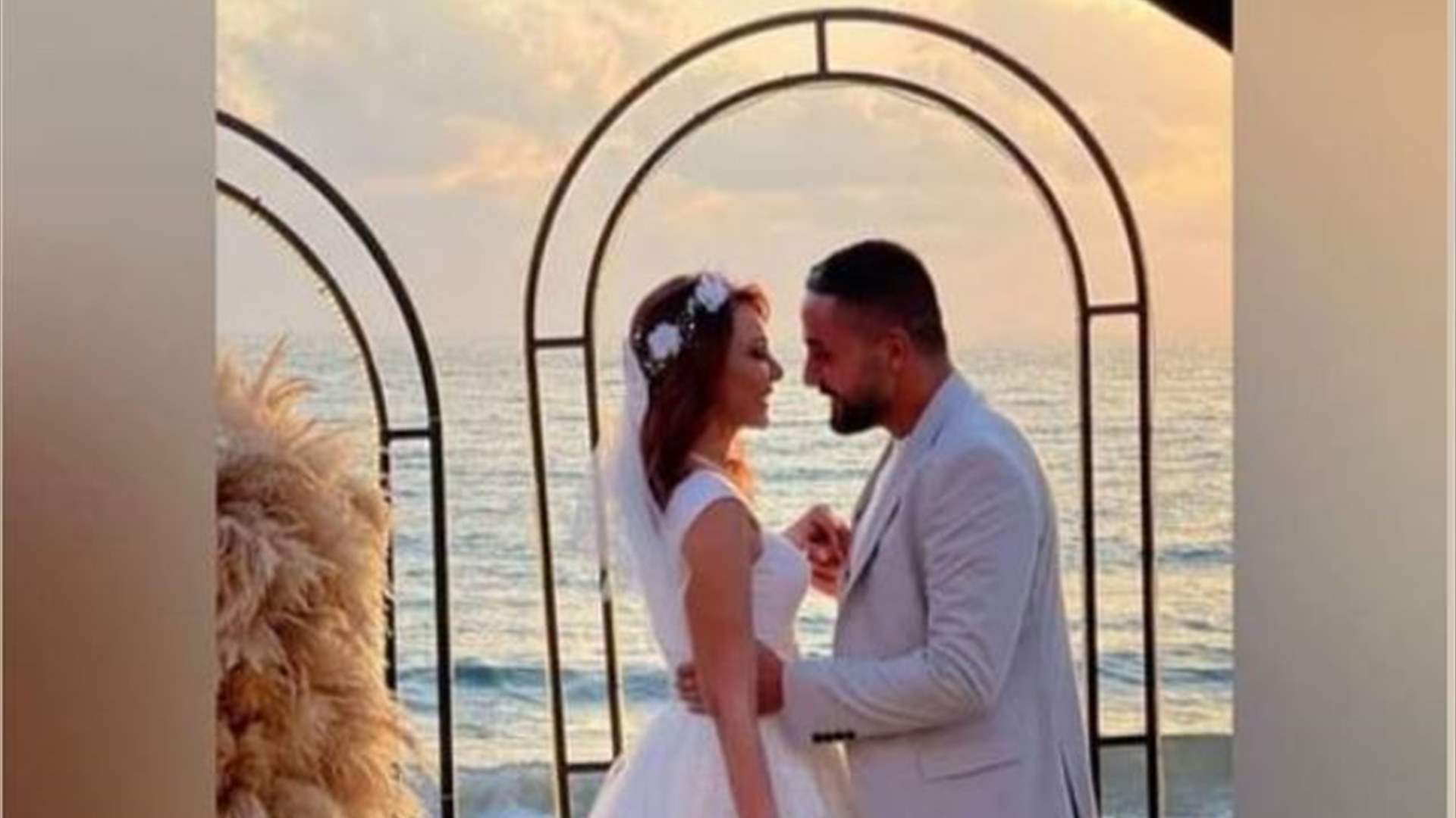 إياد عيسى ونادين تحسين بيك يدخلان القفص الذهبي رسميا! (فيديو)