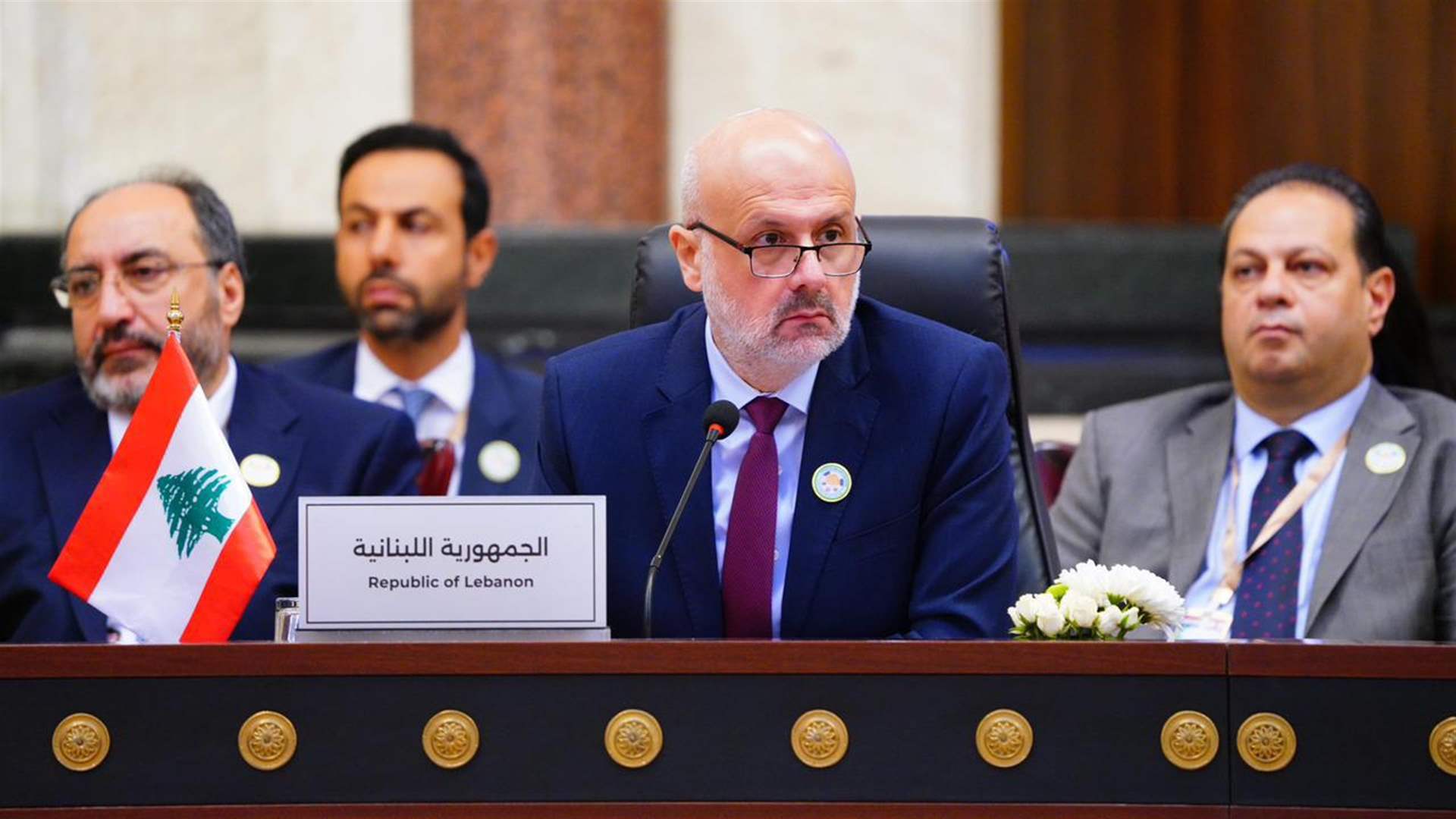 مولوي  في "مؤتمر بغداد الدولي الثاني لمكافحة المخدرات": أمننا العربي واحد .. ولبنان يجهد لمحاربة آفة المخدرات