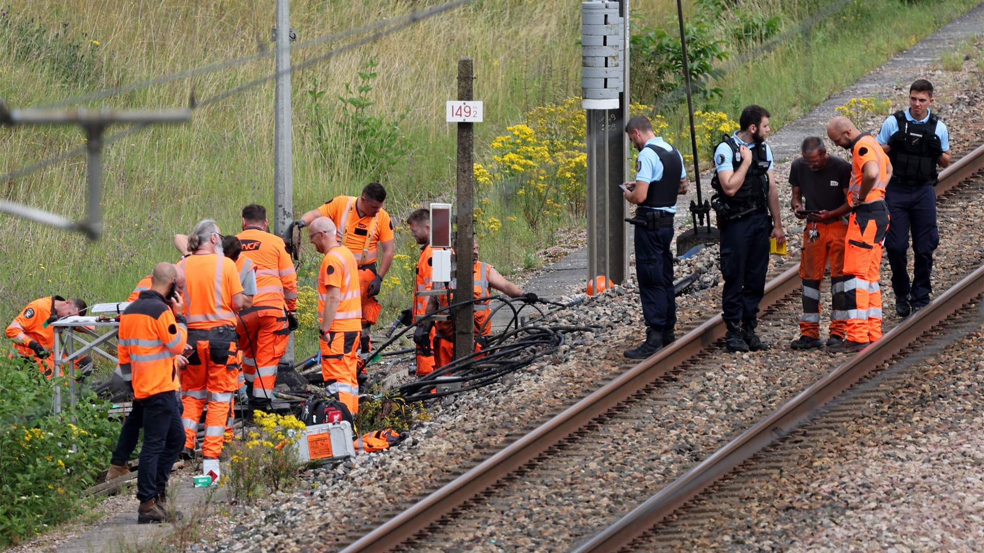 Seven out of 10 high speed trains to run on average Saturday after sabotage