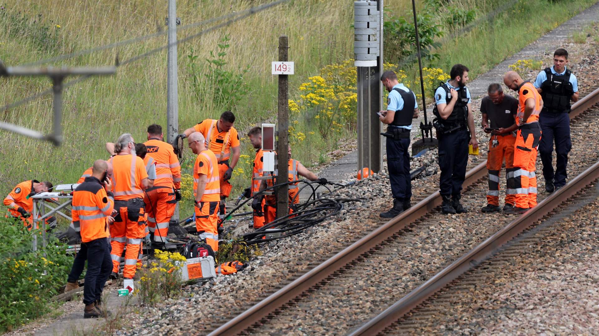 French rail authority says sabotage damage 'fully' repaired