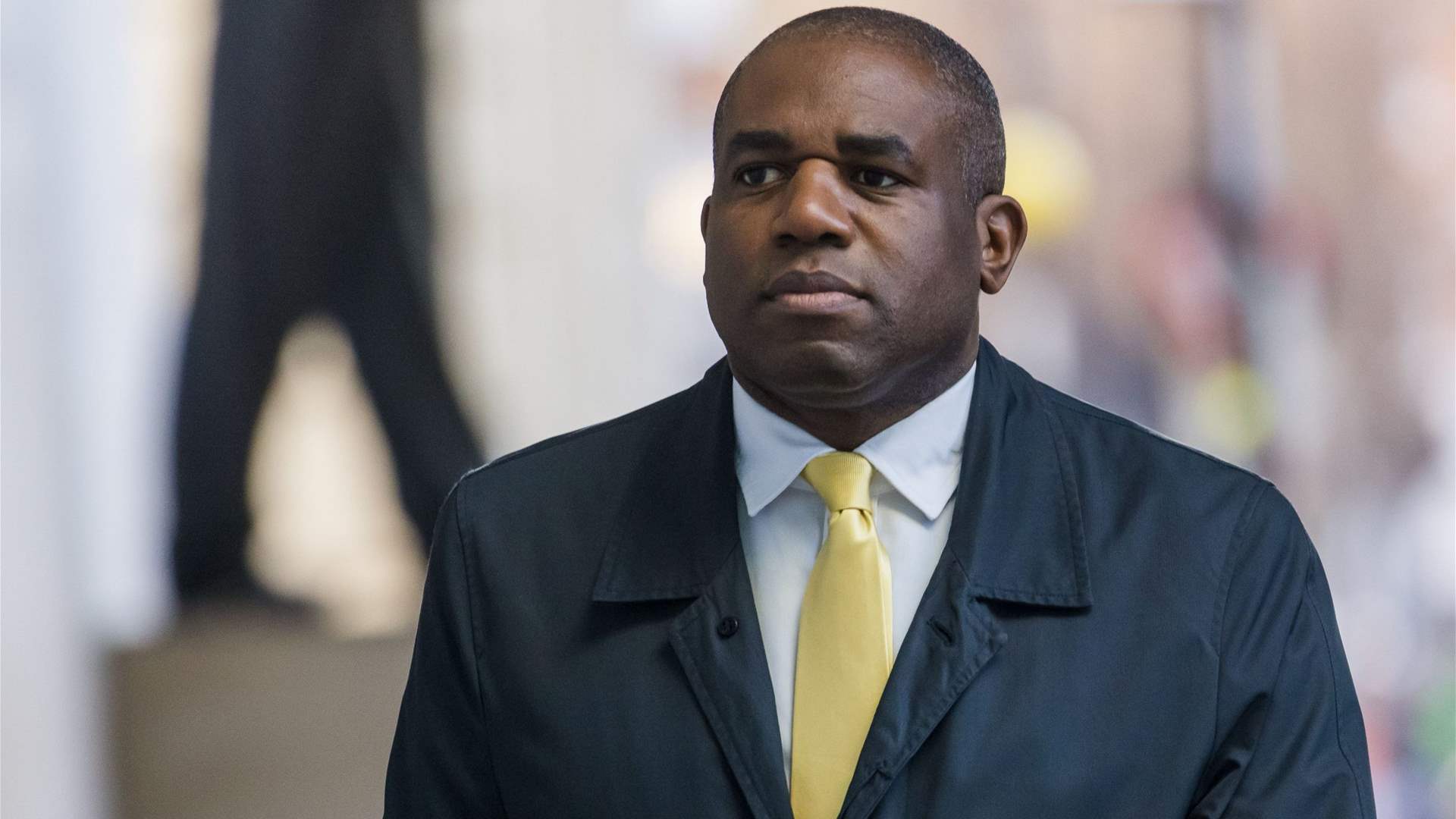 Britain&#39;s foreign secretary Lammy urges end to violence in Lebanon during call with Mikati