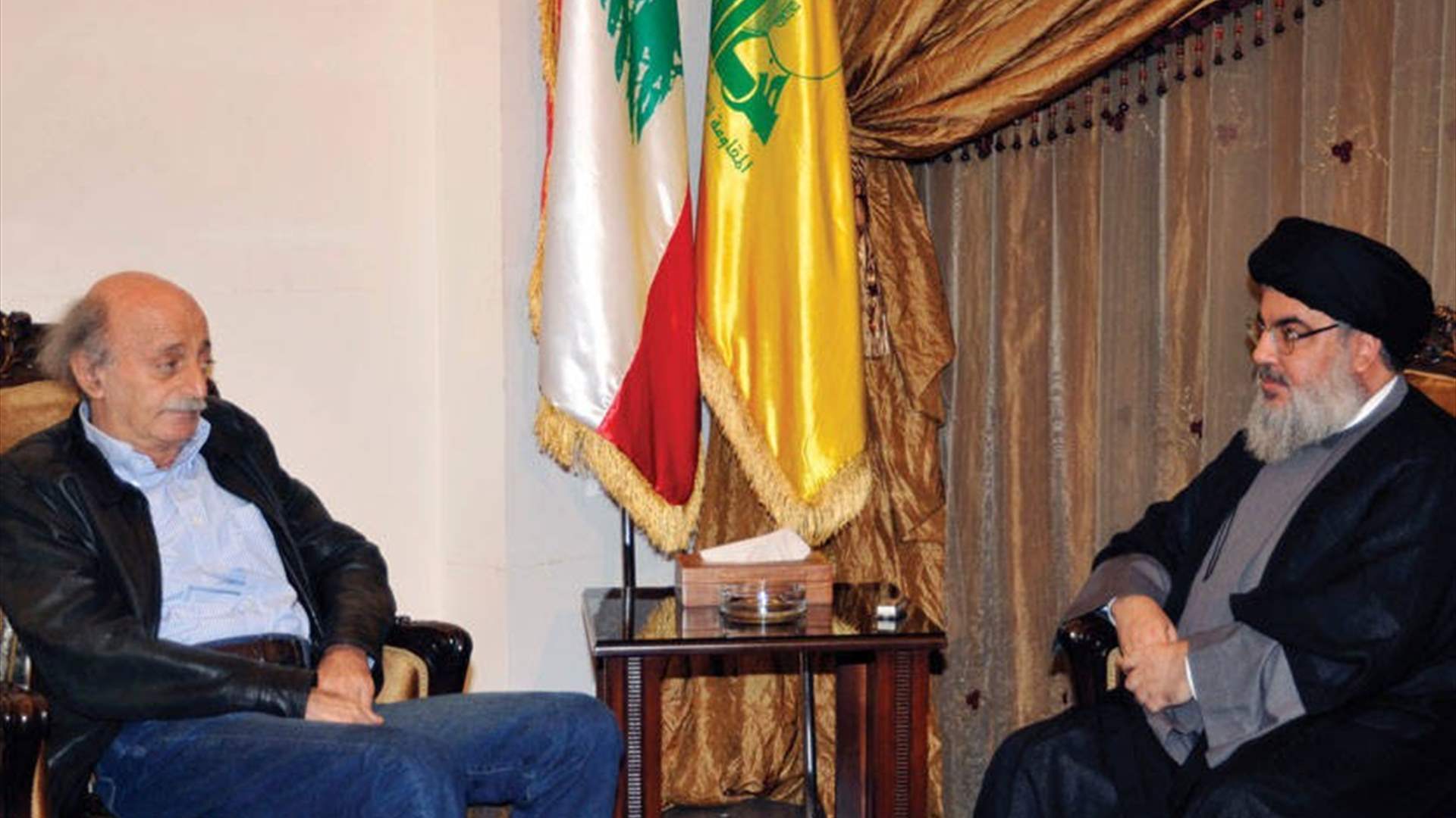  نصرالله بعث برسالة إلى جنبلاط (الاخبار)