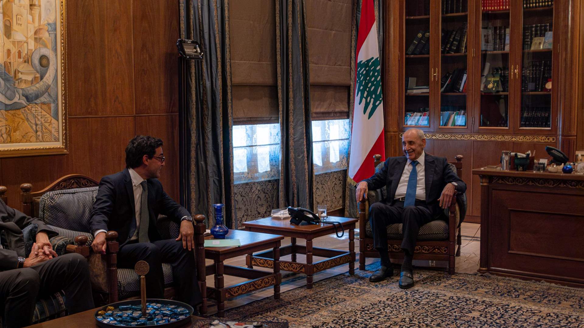 بري بعد لقاء مع  سيجورنيه: لبنان ملتزم قواعد الإشتباك وحقه في الدفاع عن النفس 