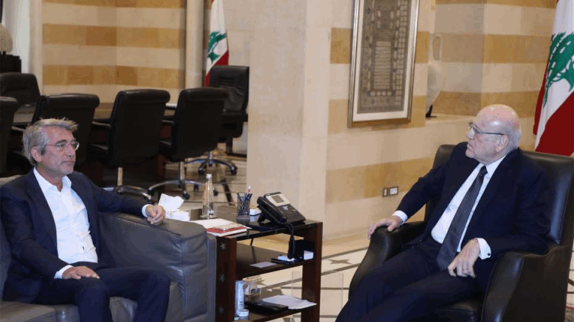 ميقاتي عرض مع وزير الطاقة تطورات أزمة الكهرباء والتقى بو حبيب وشخصيات