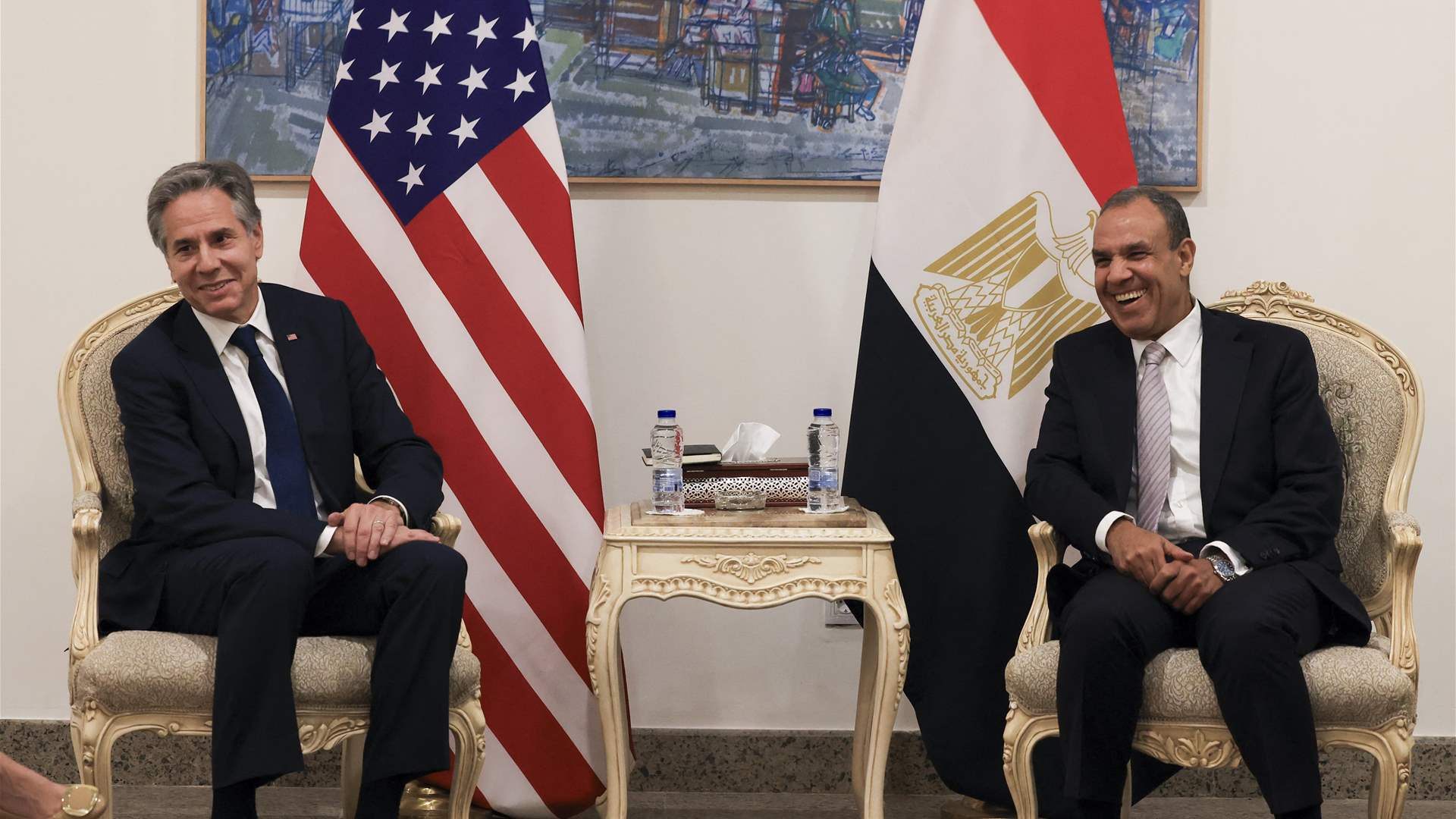 After US talks, Egypt urges Gaza ceasefire, warns of regional war