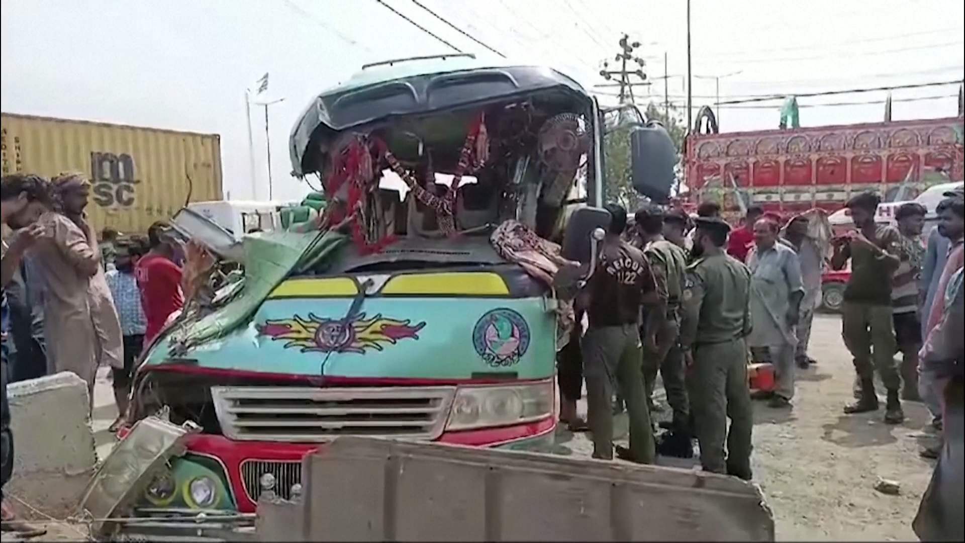 Pakistani pilgrim bus overturns in Iran, killing 28