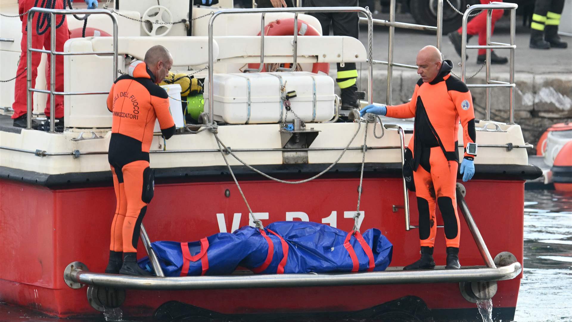 Body of fifth missing recovered from Sicily yacht shipwreck: AFP